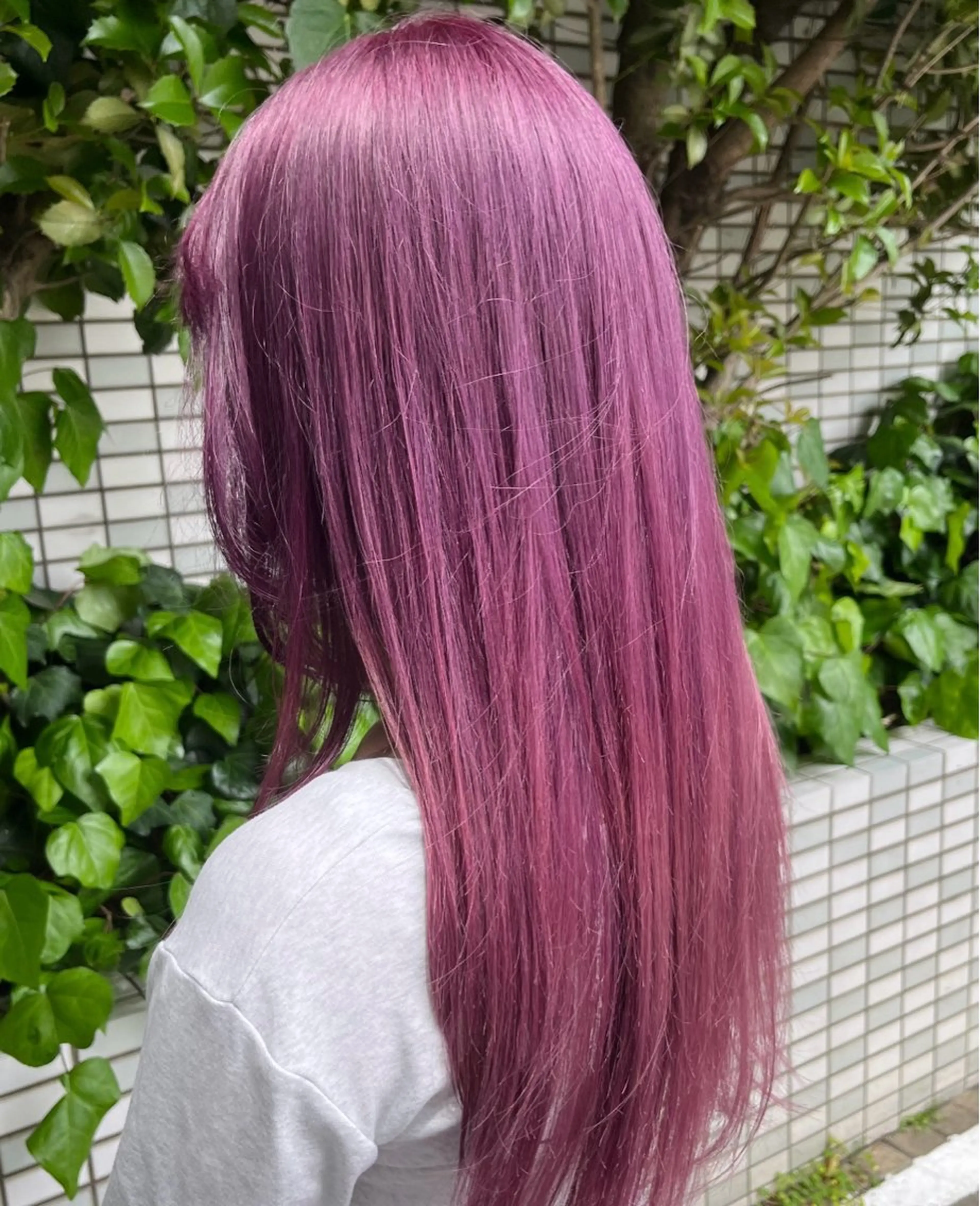 ロング カラー ピンクカラー ヘアカラー IMARI /のヘアスタイル