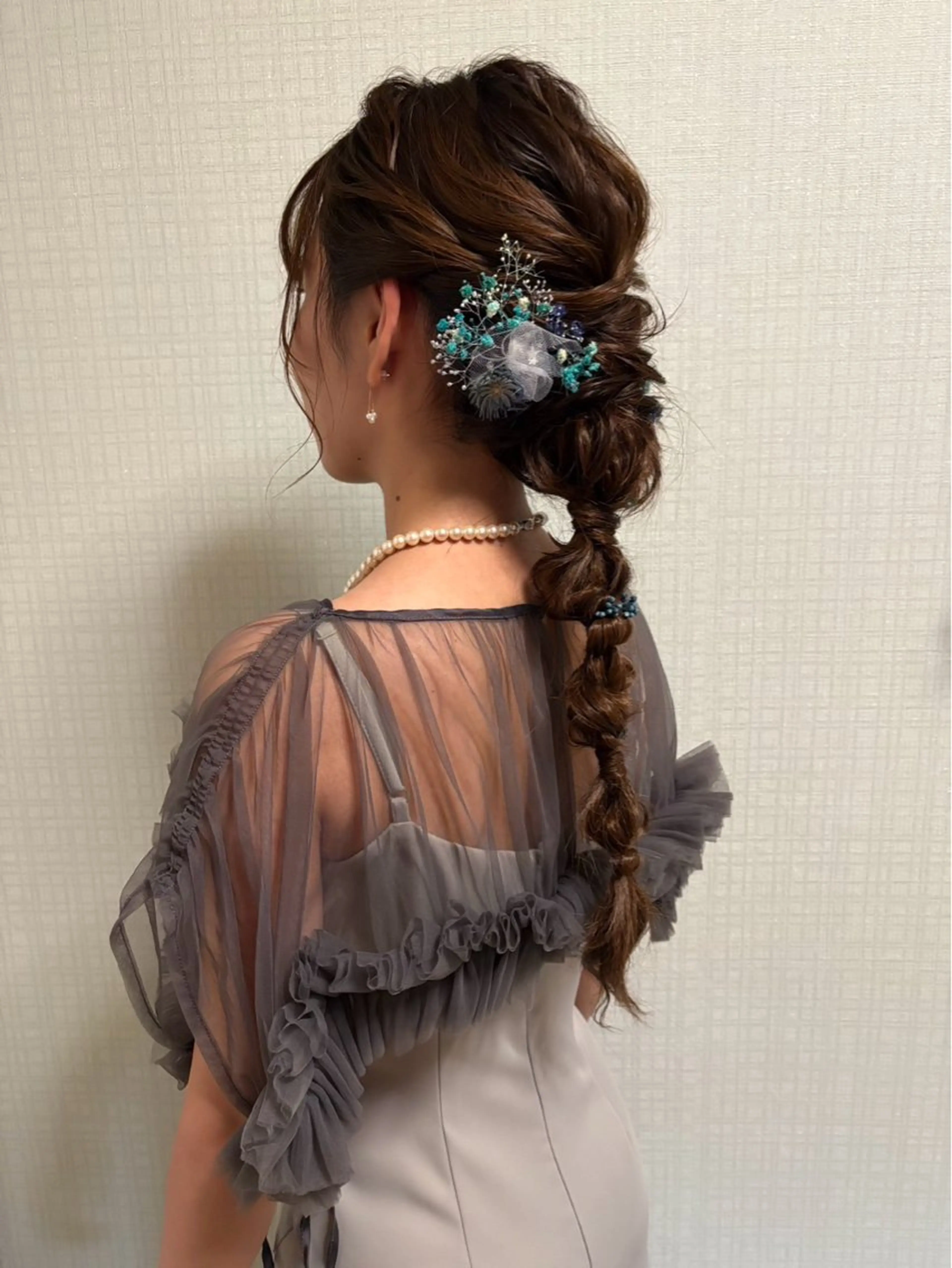 ヘアアレンジ ボブ エクステ Kikuchi Eriのヘアスタイル
