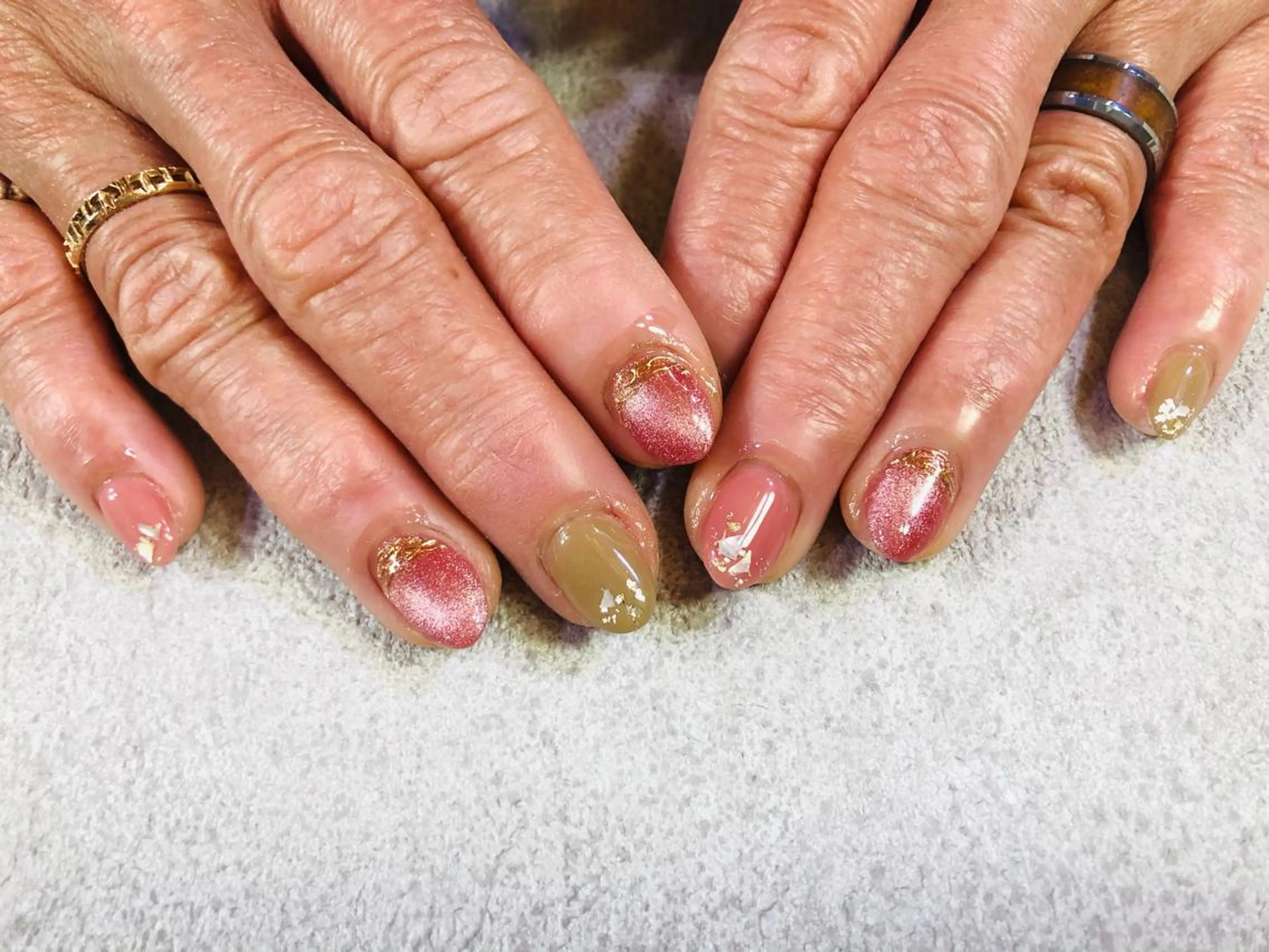 ネイル アートネイル キラキラネイル マグネットネイル ミラーネイル 持ち込み 🌿Nnail🌿 プライベートサロンのネイルデザイン