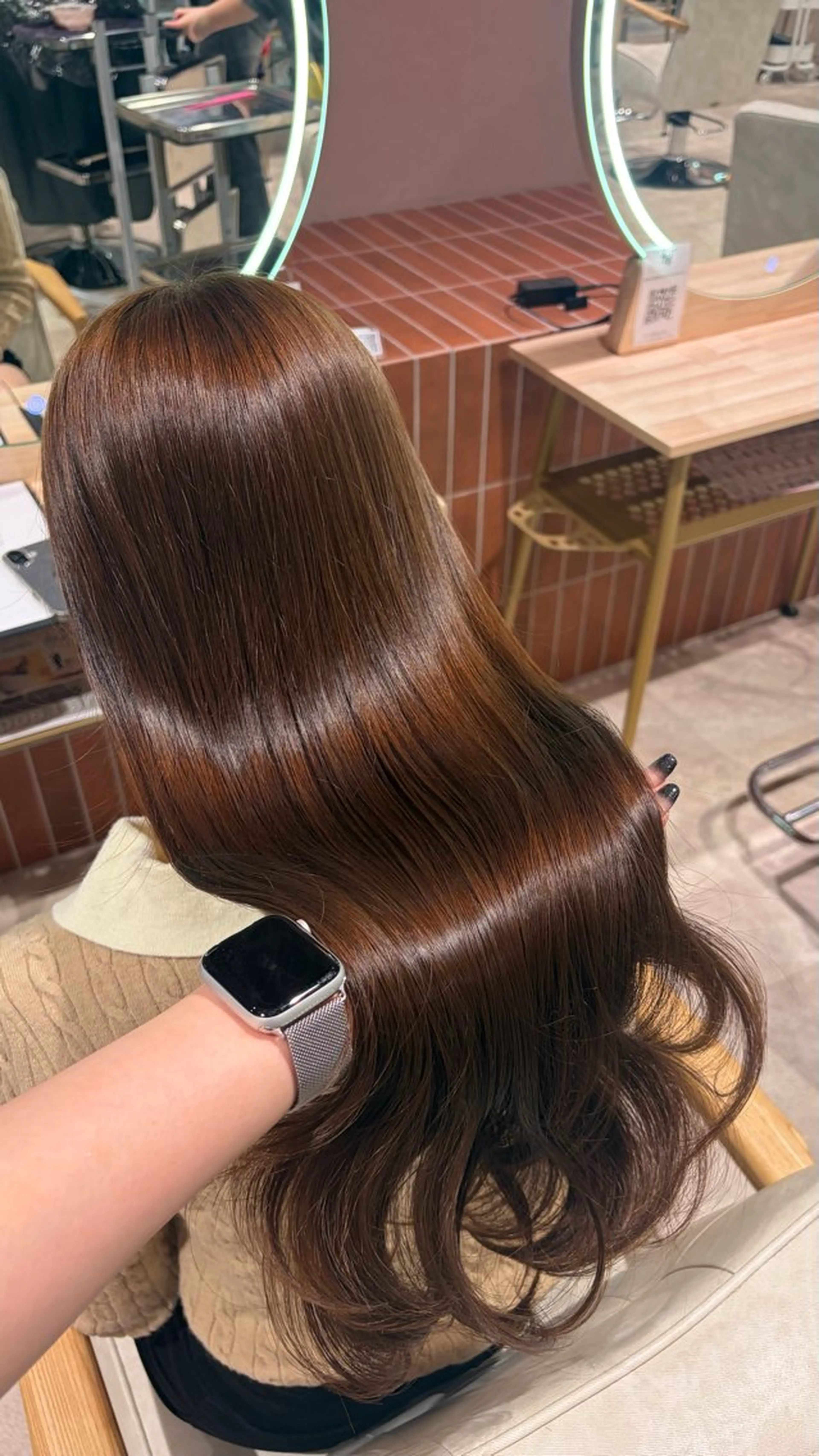 ロング カラー ヘアカラー トリートメント 🎀暖色カラー/ ハナ🎀のヘアスタイル