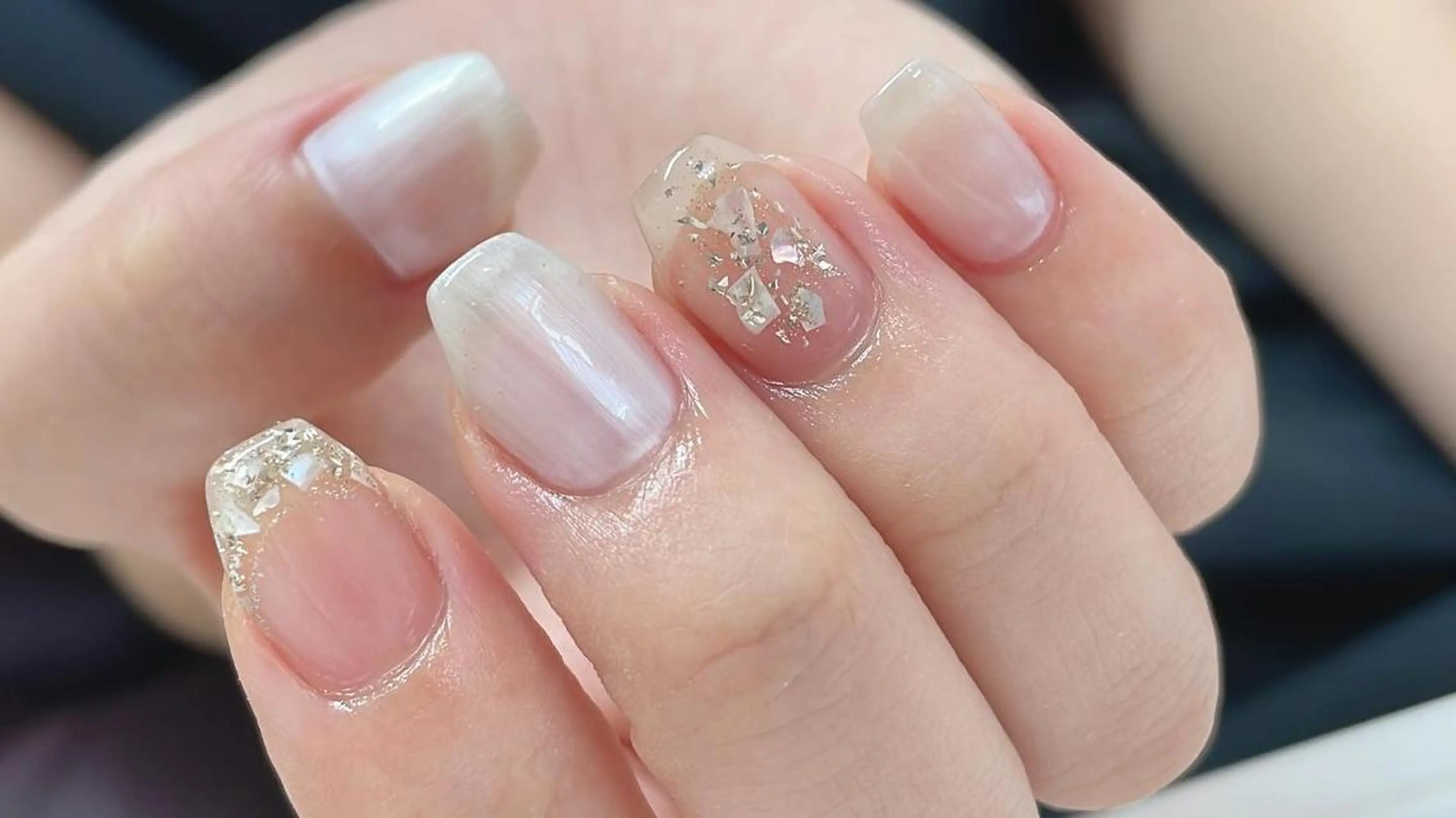 ネイル フレンチネイル ジェルネイル ニュアンスネイル パラジェル シンプルネイル ハンドネイル 髙橋 敦子のネイルデザイン