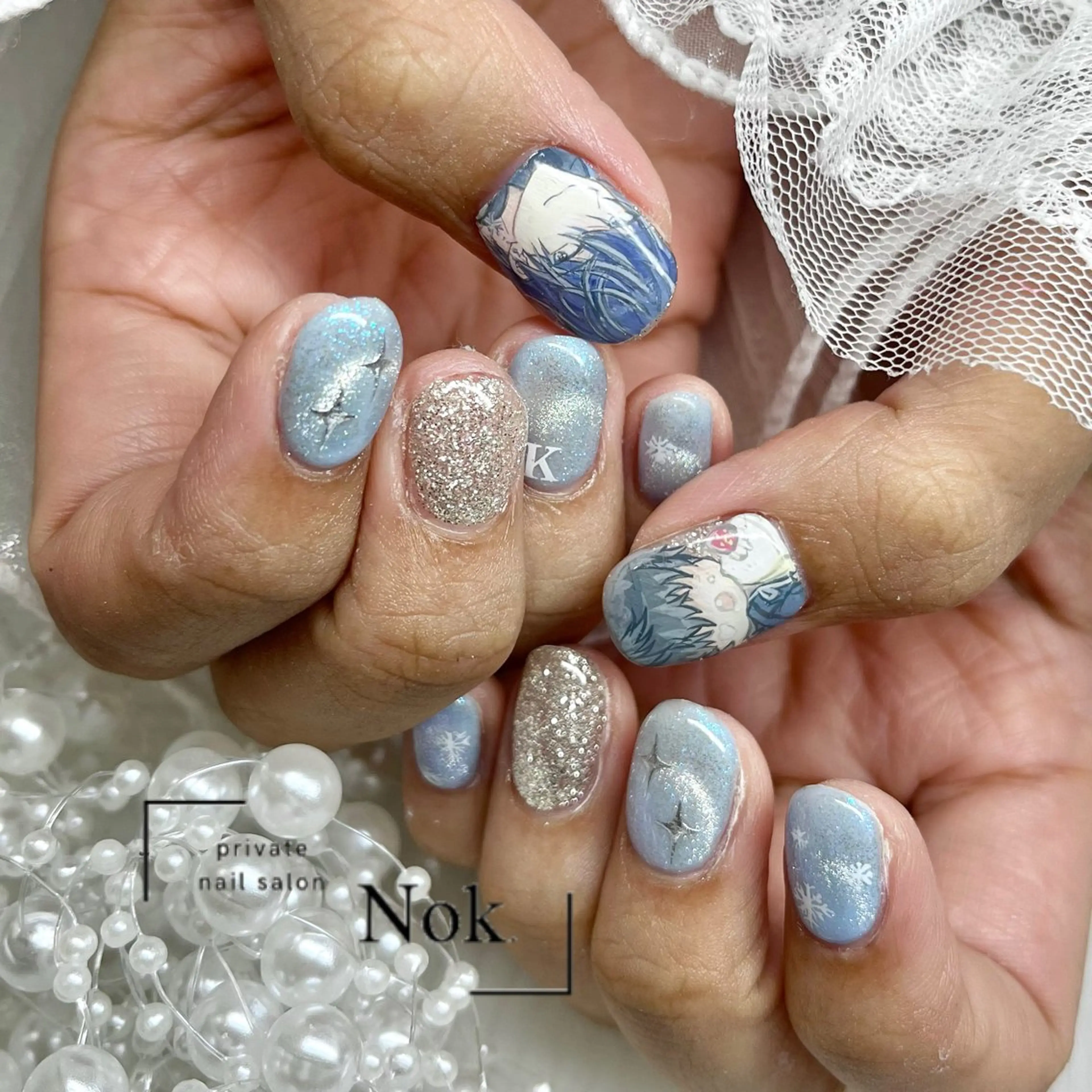 ネイル ハンドネイル 池袋痛ネイル Nok. 渡辺のネイルデザイン