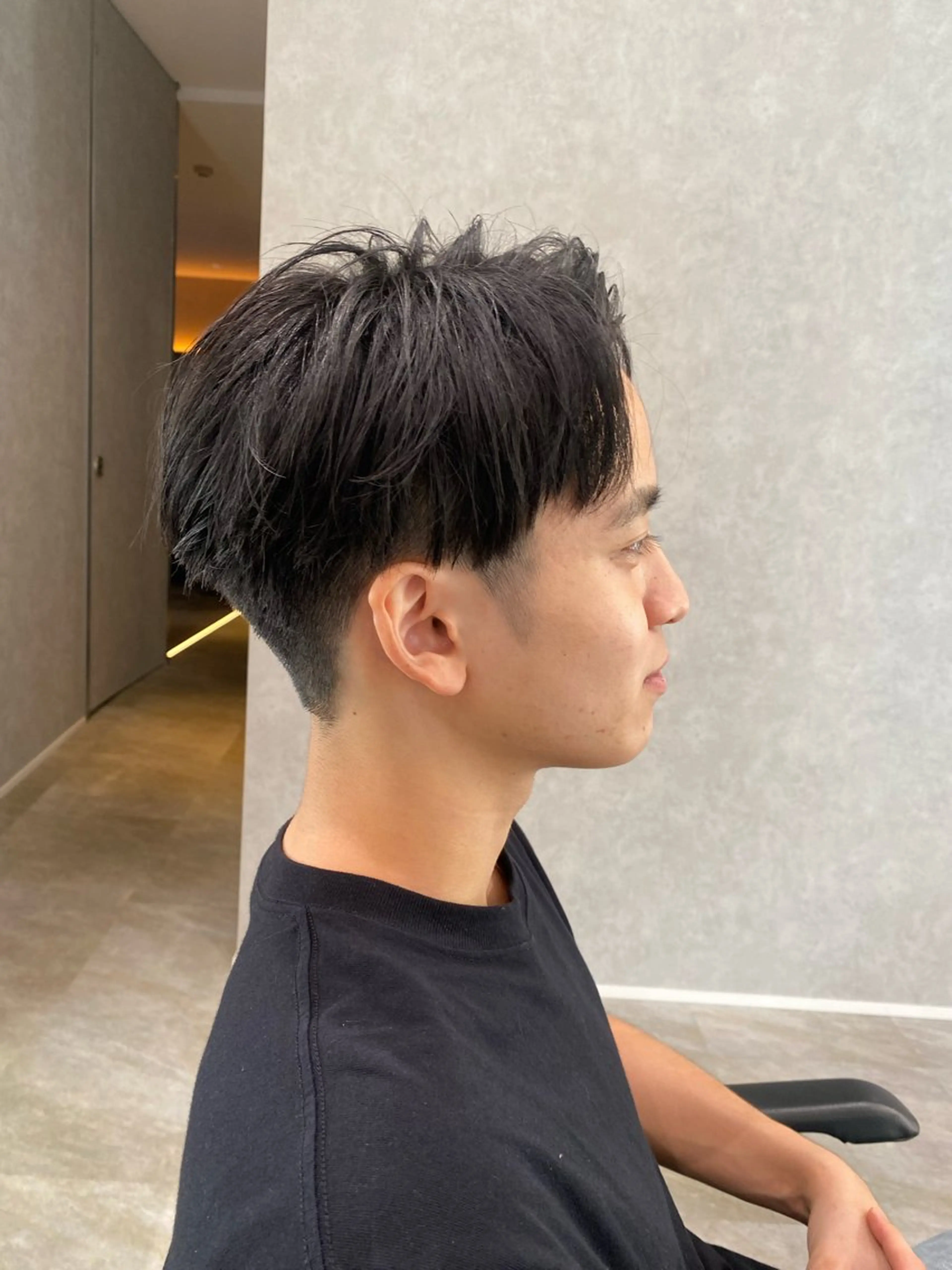 ショート メンズ アップバング ショートヘア 木原 海斗のヘアスタイル