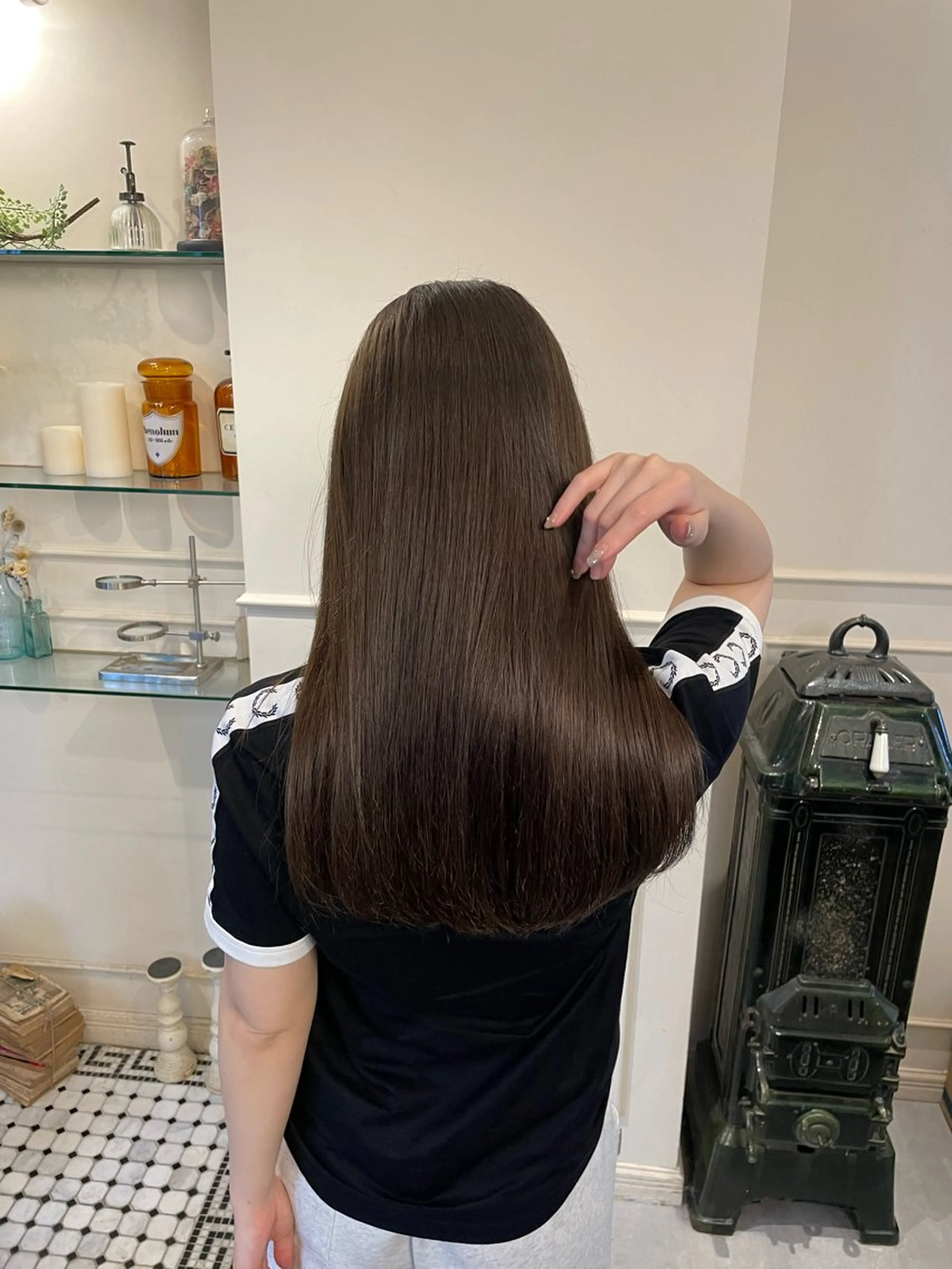 ロング トリートメント ヘアカラー トリートメント 💛しおん💛 モデル募集のヘアスタイル