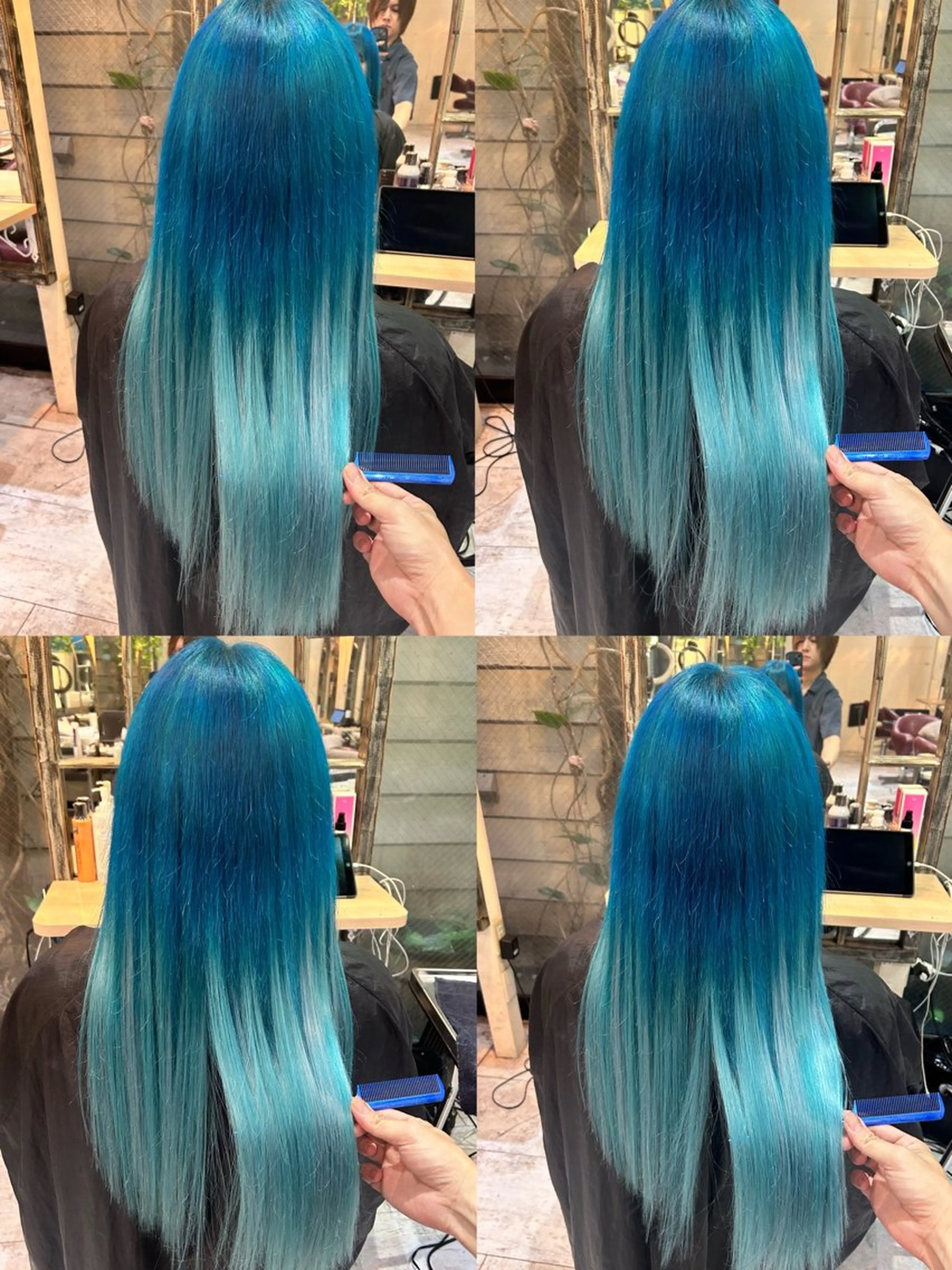 🟥【最安値‼️胸下からヘソ長さ】最高級シールエクステ80本＋エクステカット【色豊富🌈ヘアティンセルも⭕️】の写真