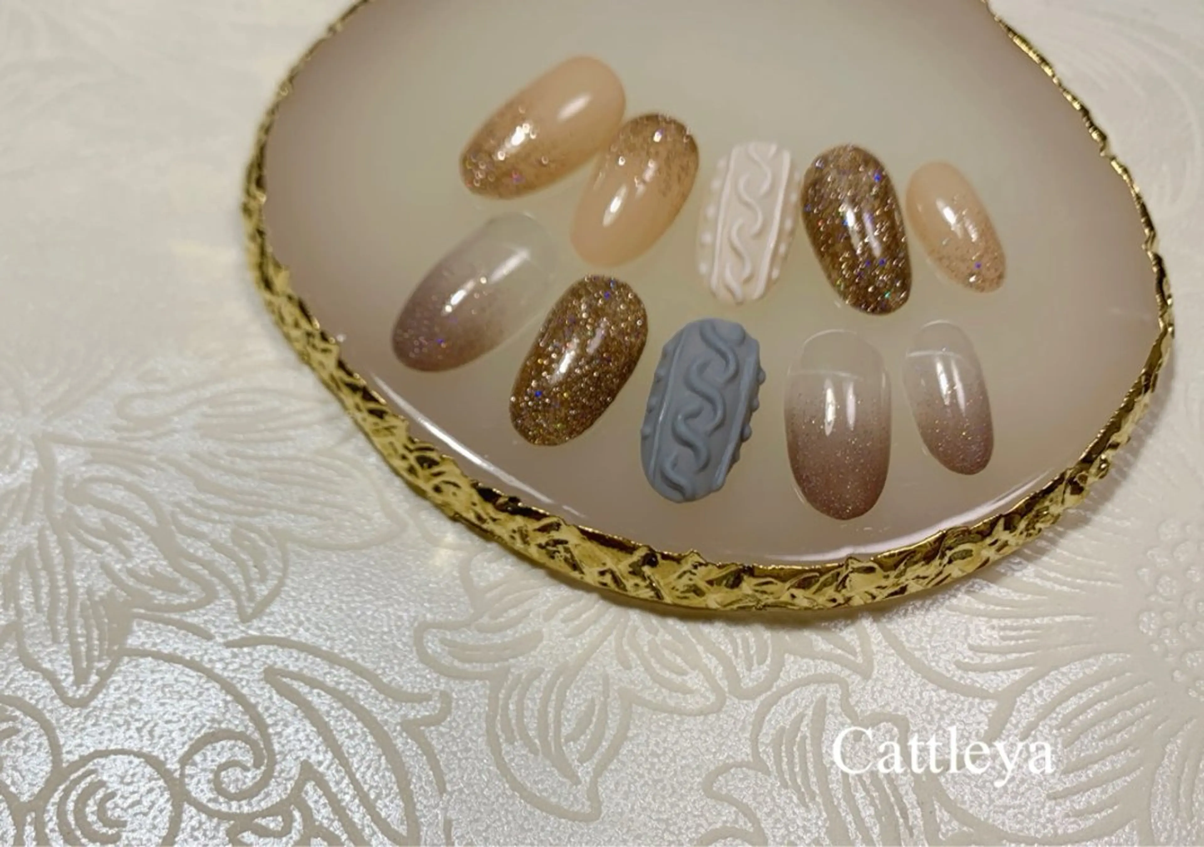 ネイル Cattleya カトレアのネイルデザイン