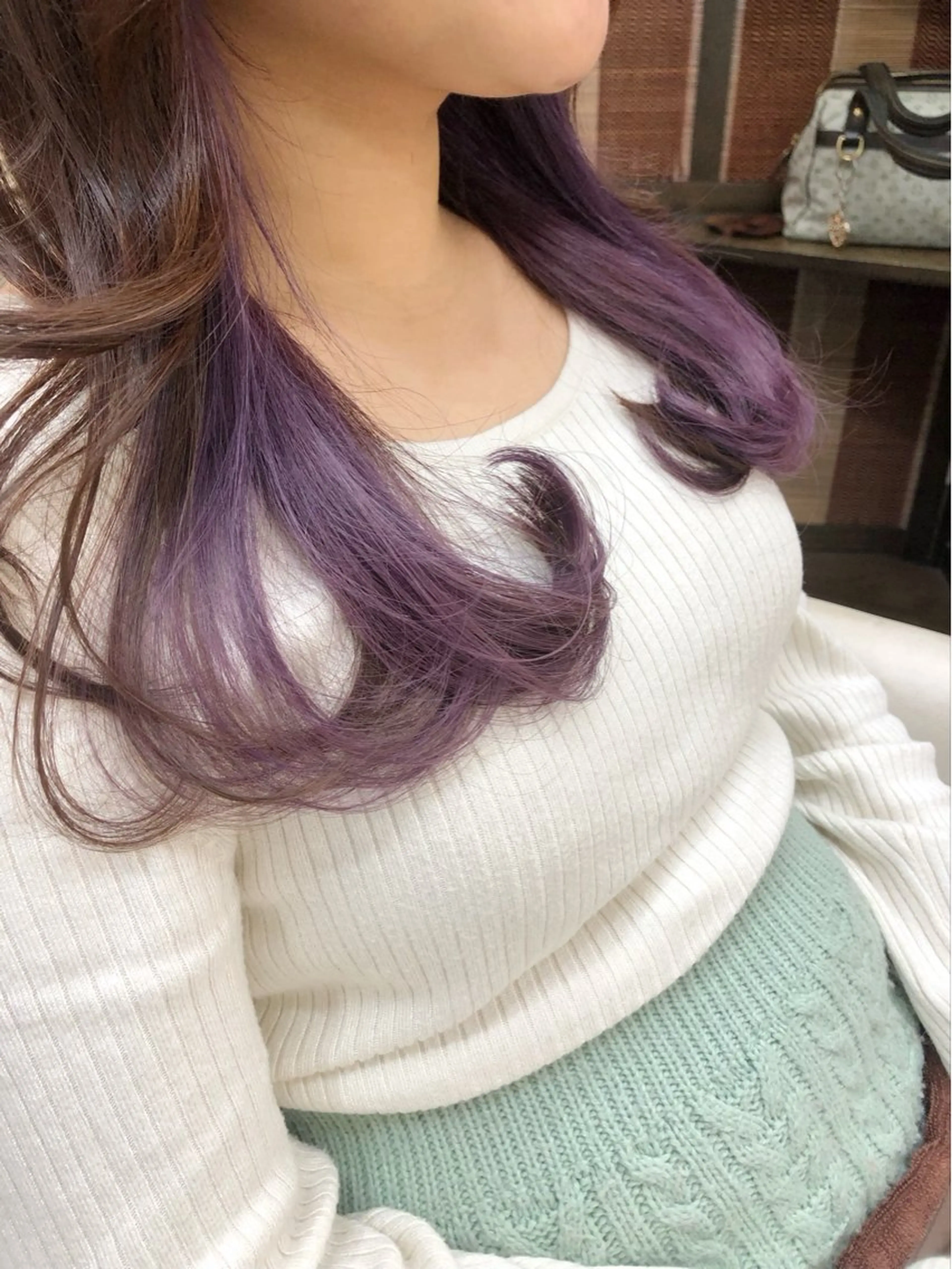 【髪質改善＋】インナーカラーor イヤリングカラー＆全体染め＋PIM濃密超音波ヘアエステの写真