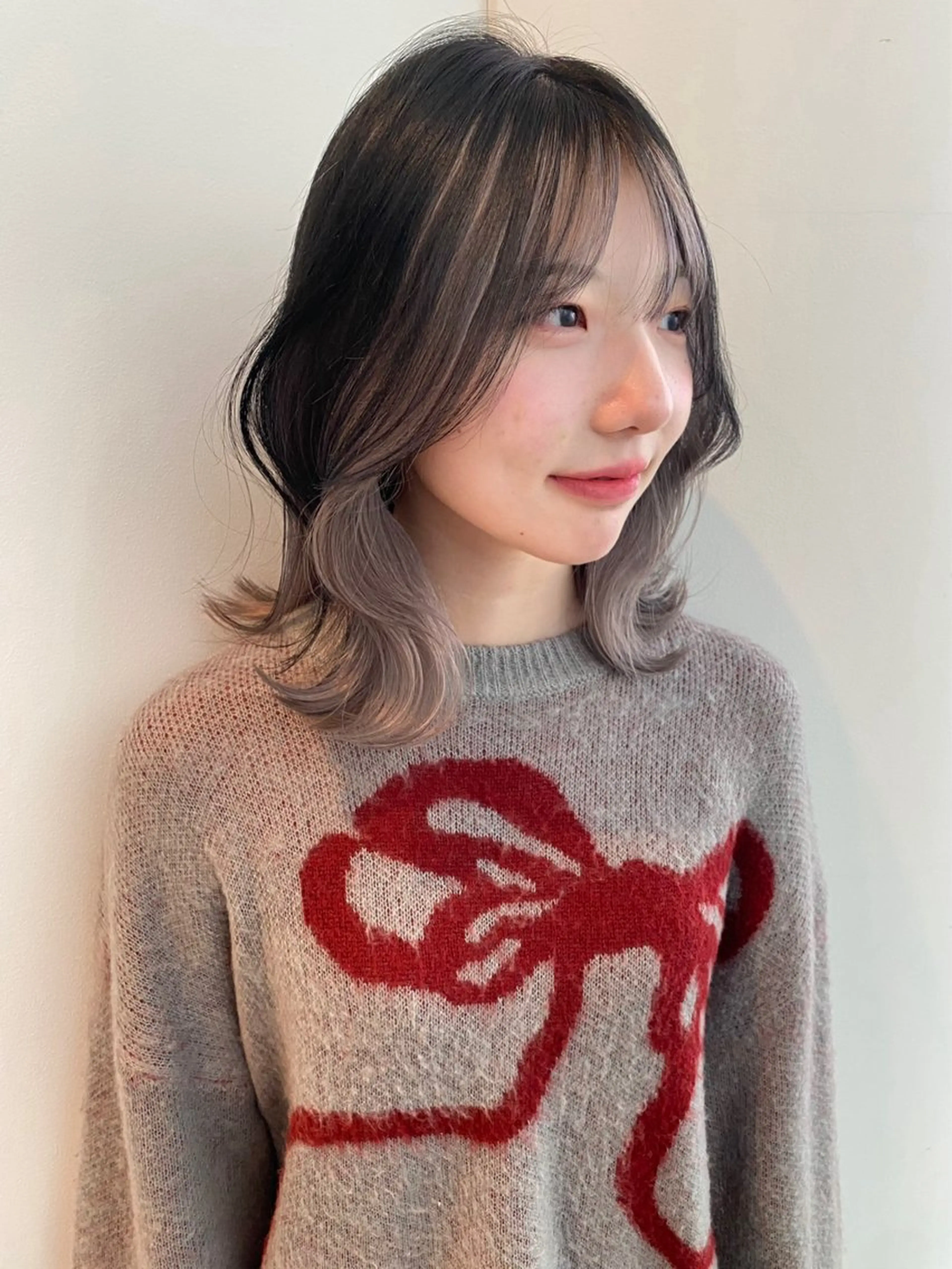 ミディアム カラー カット ヘアカラー トリートメント mai / linoah˚✧のヘアスタイル