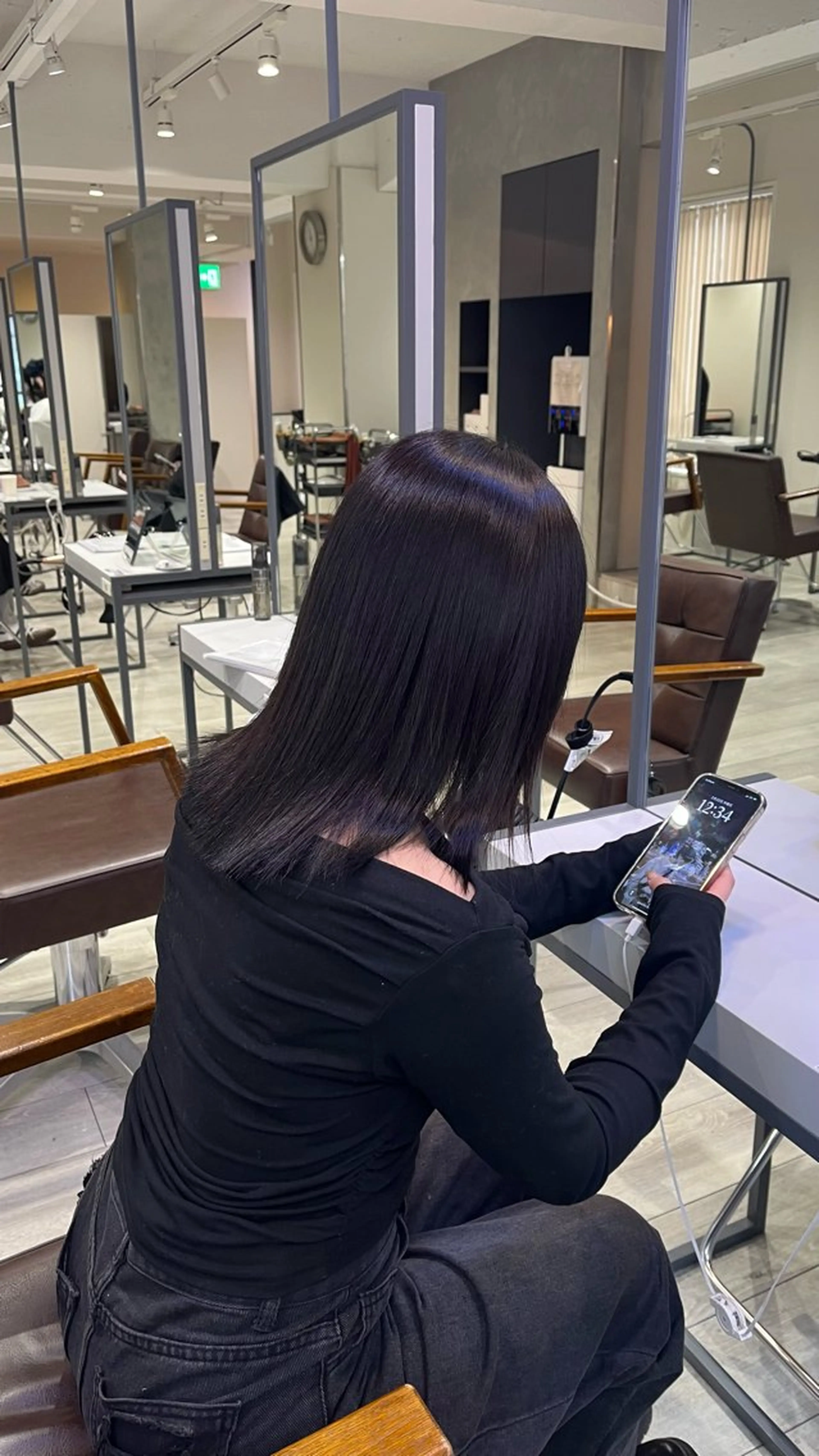 ミディアム カラー/エクステ 🤍ルナのヘアスタイル