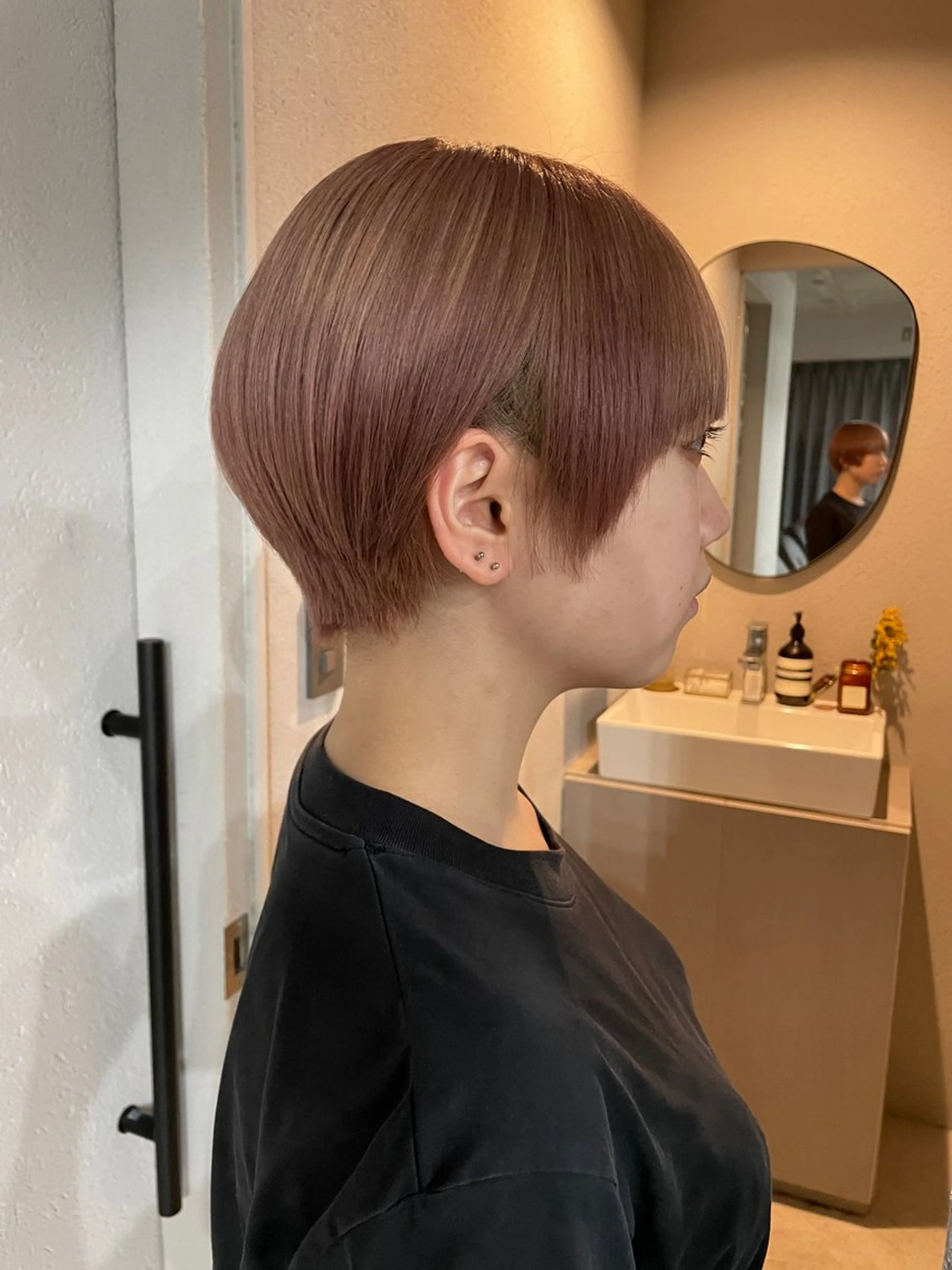 ショート カラー メンズ 吉田一輝 外国人パーマのヘアスタイル