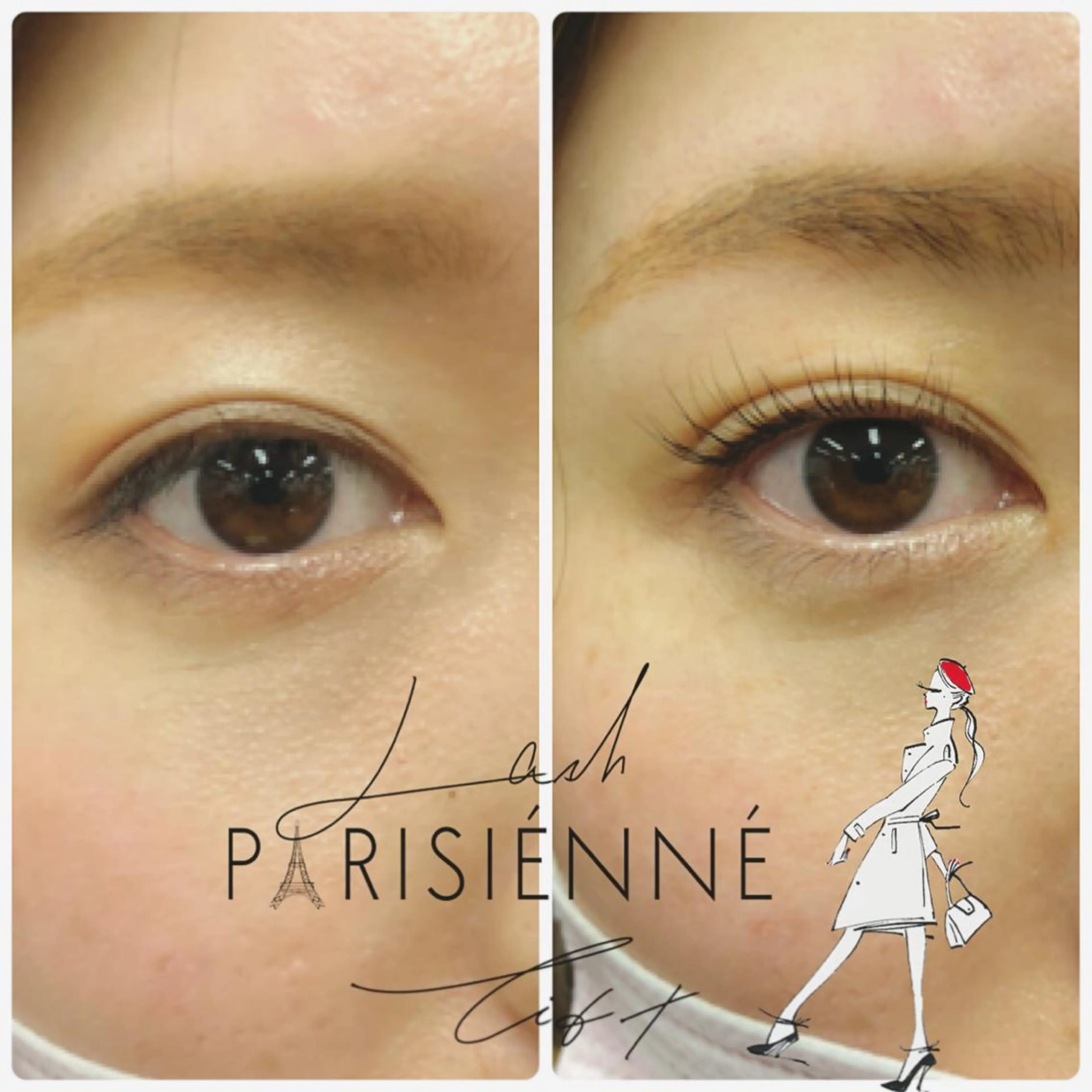 マツエク・マツパ パリジェンヌラッシュリフト mari .のマツエク・マツパデザイン