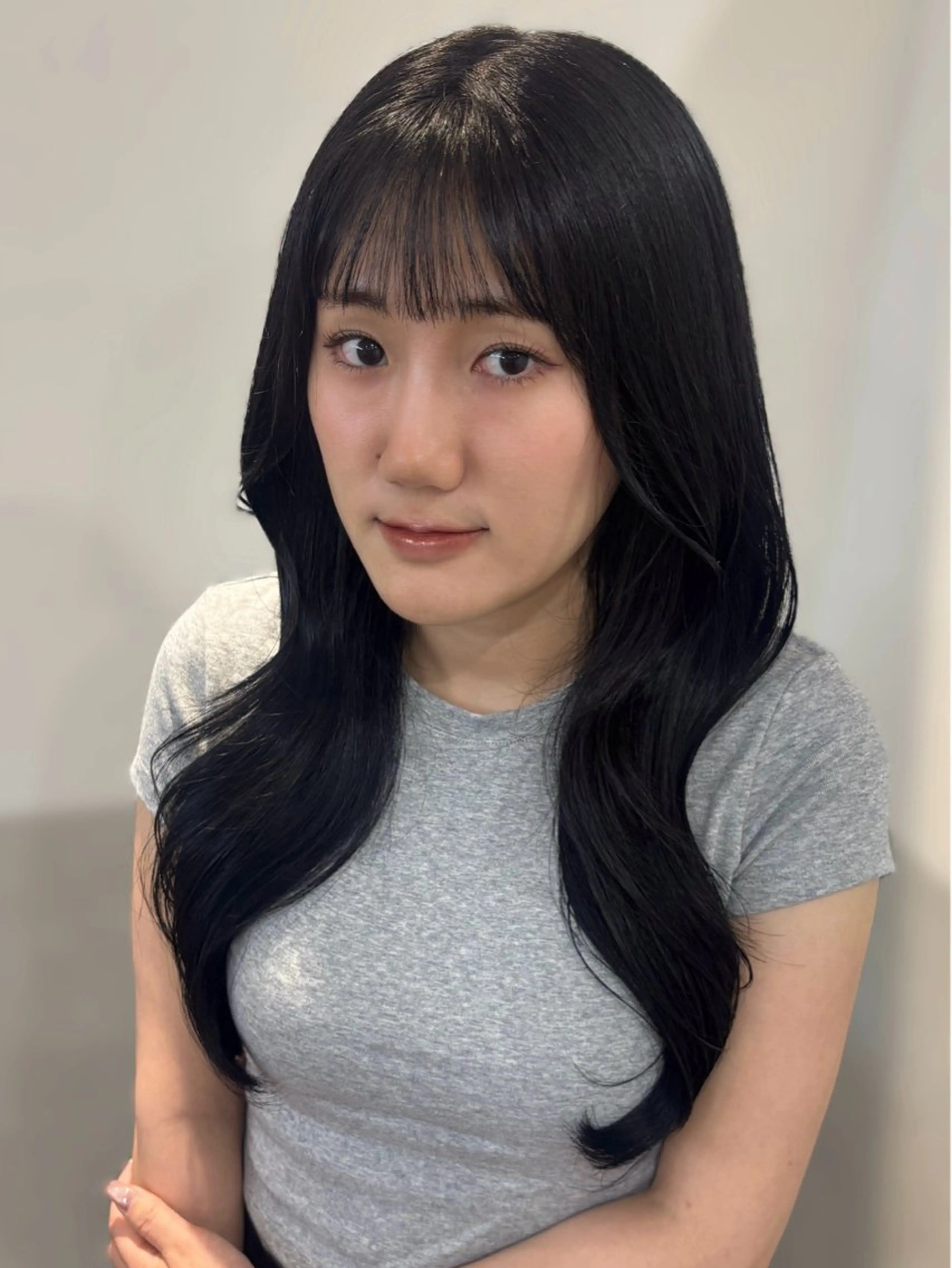 ロング カラー 髪質改善 ロング カット ヘアカラー CHAINON×FeM#所属・名駅/sHiHo/透 明感カラー✨🎀/のヘアスタイル