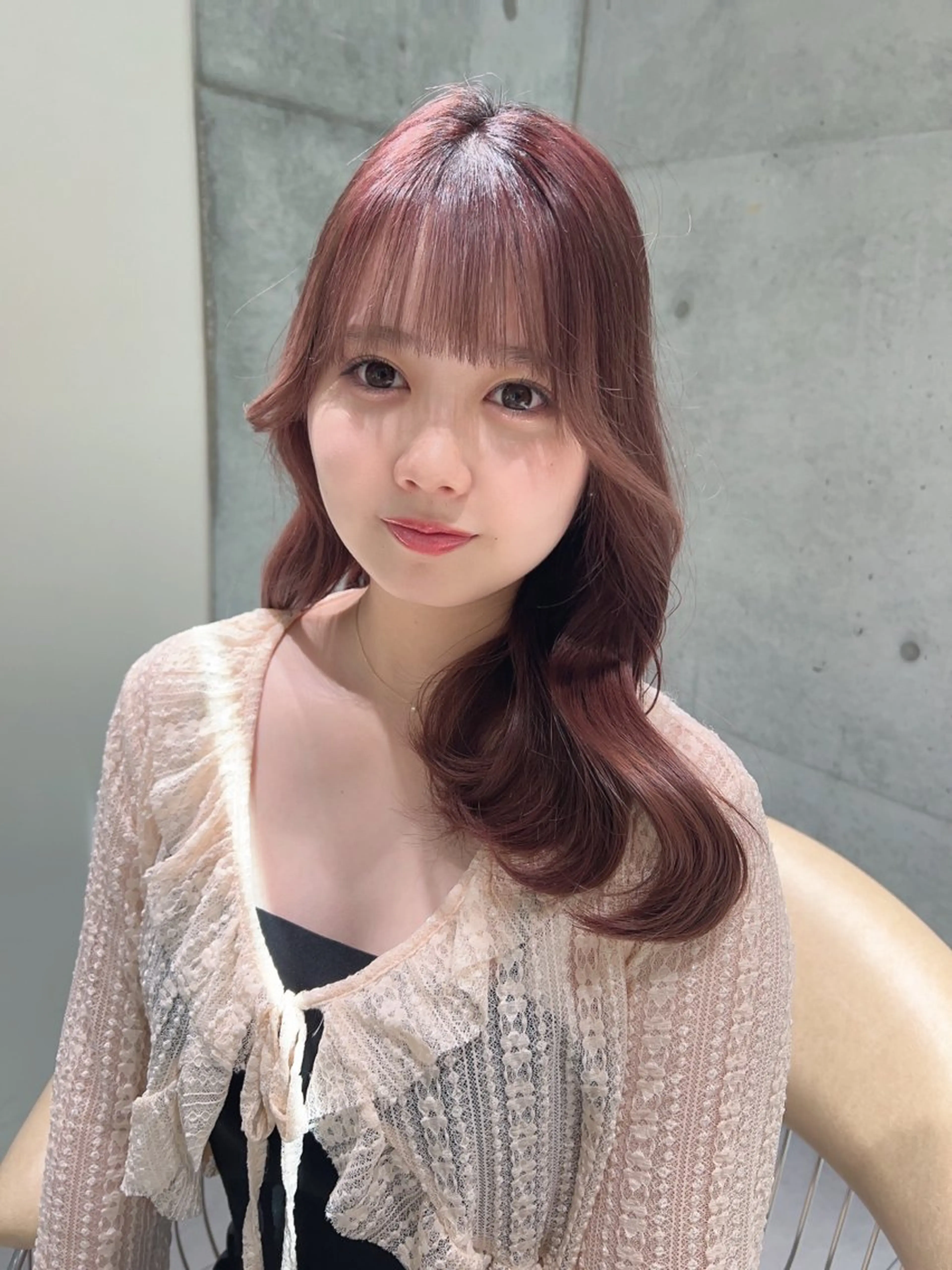 ミディアム 顔周り🇰🇷韓国 レイヤー/モエのヘアスタイル