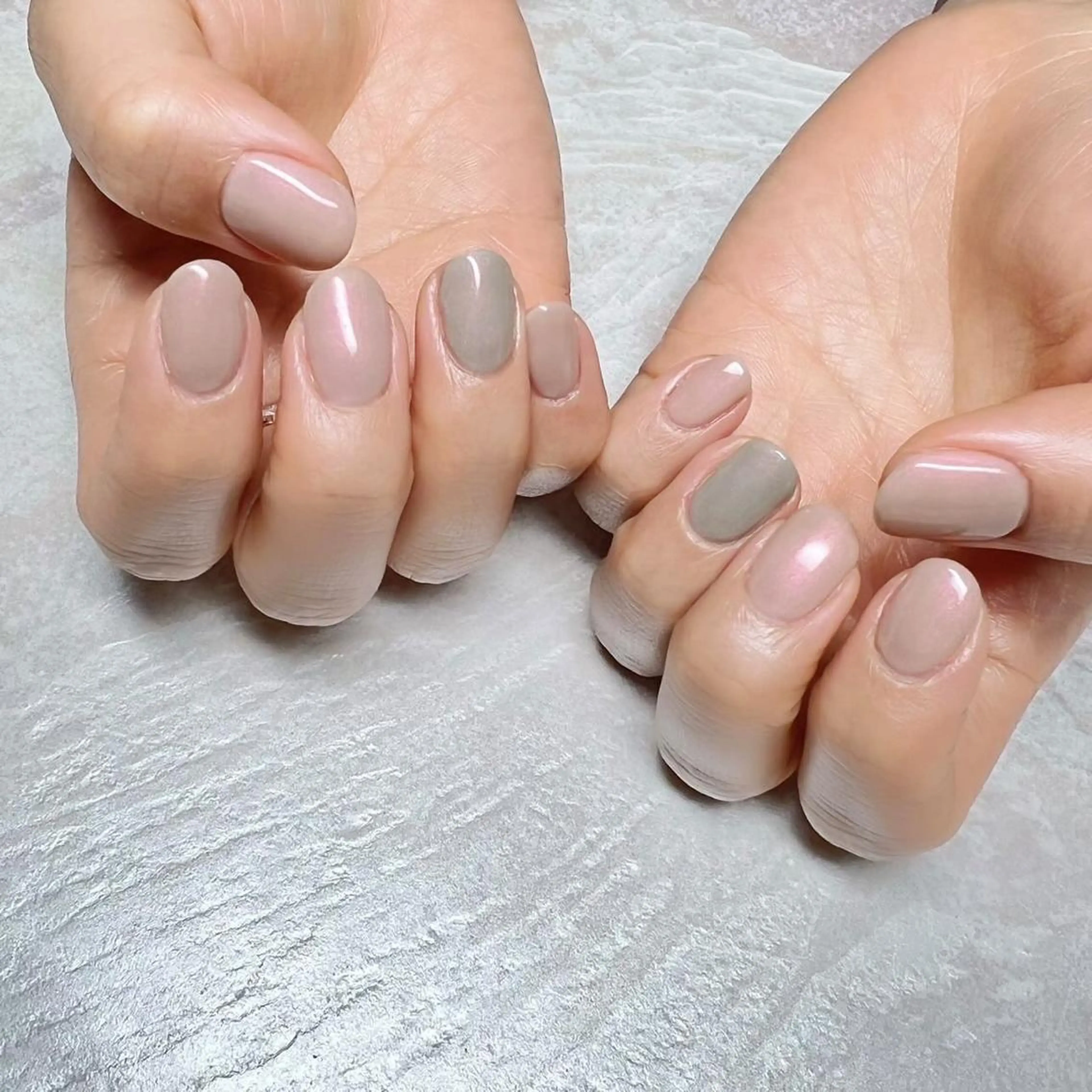 ネイル ニュアンスネイル ショートネイル gemickle nailのネイルデザイン