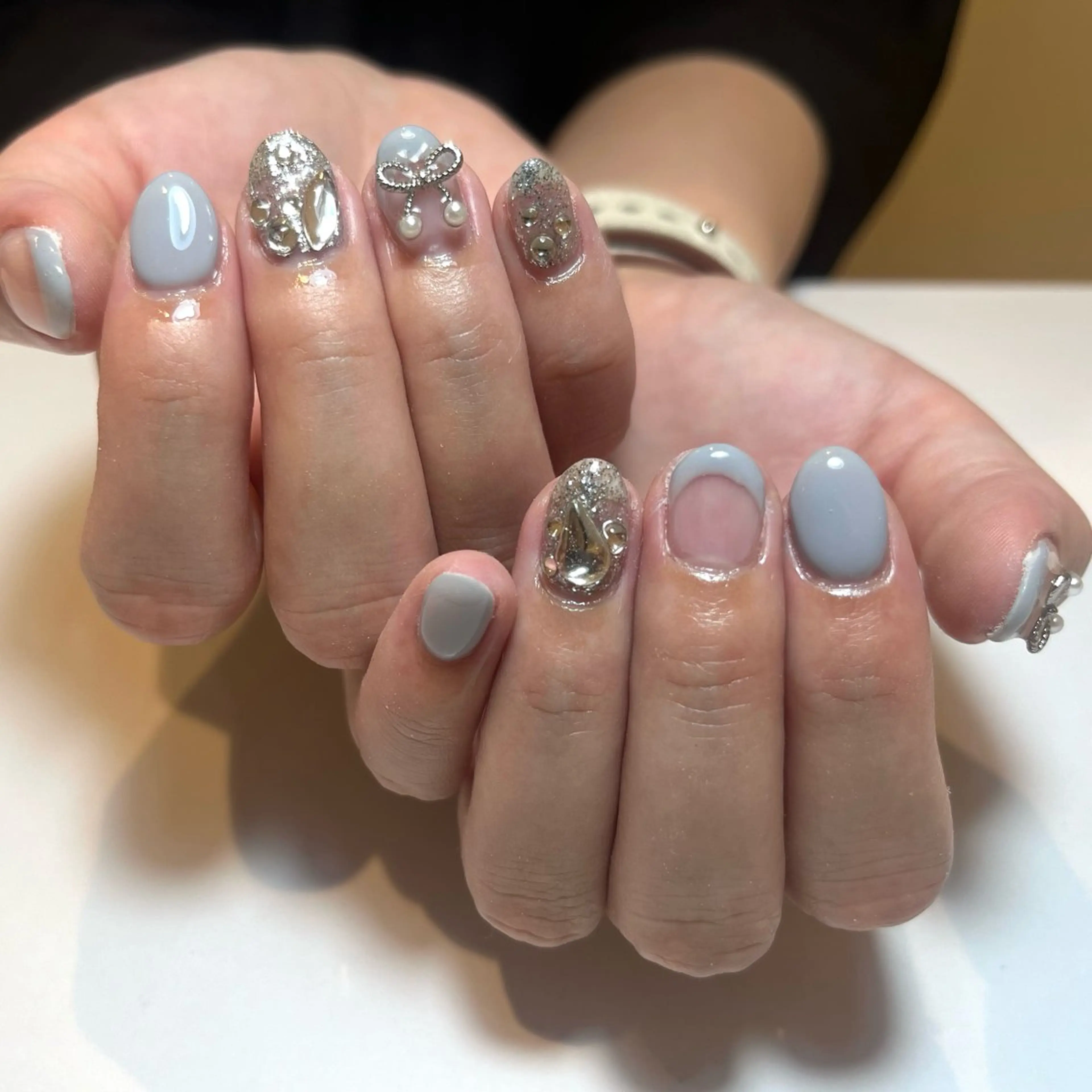 ネイル eight横浜☁️ くまべのネイルデザイン