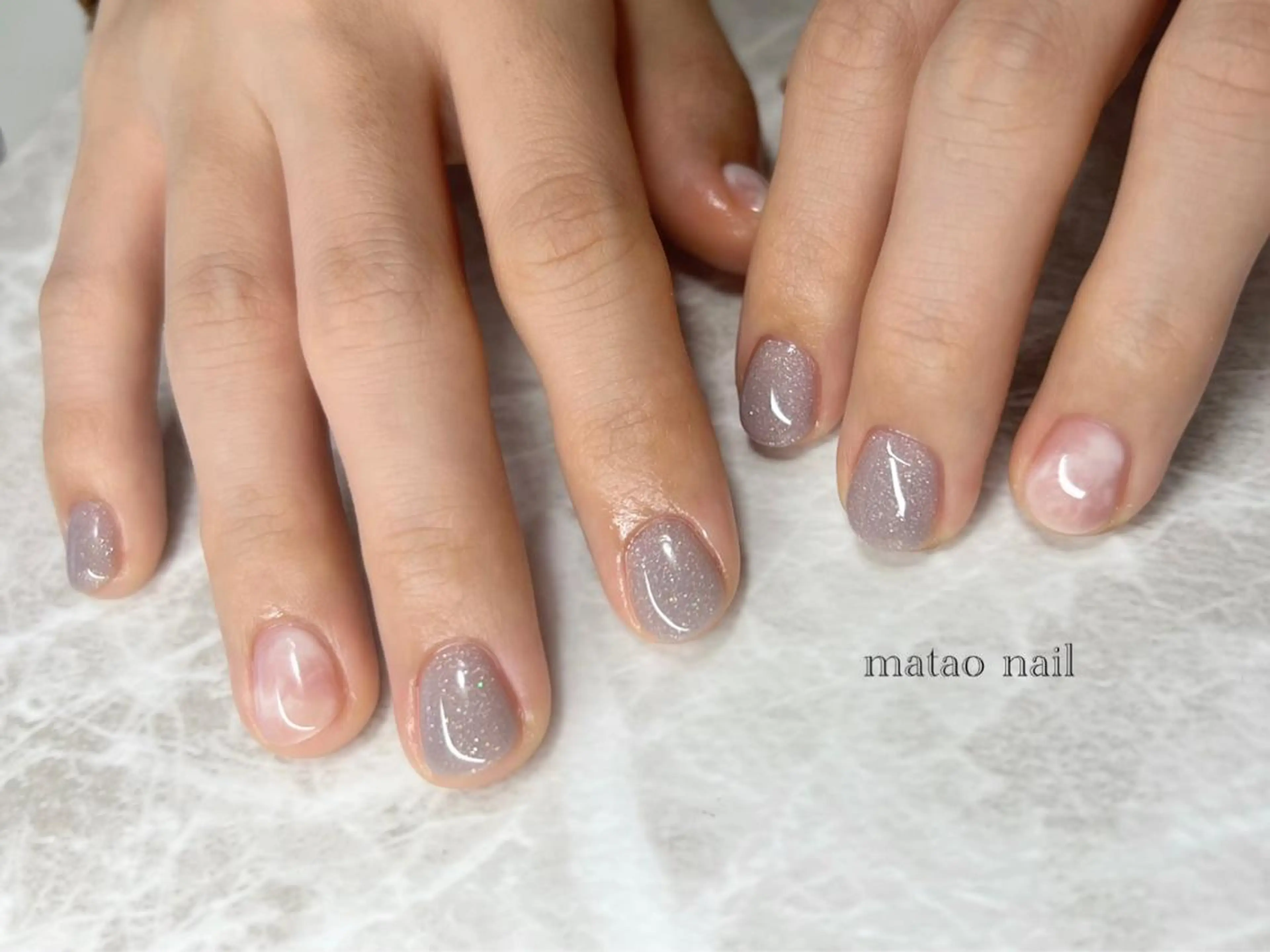 ネイル オフィスネイル シンプルネイル ハンドネイル フットネイル matao nailの眉毛・アイブロウイメージ