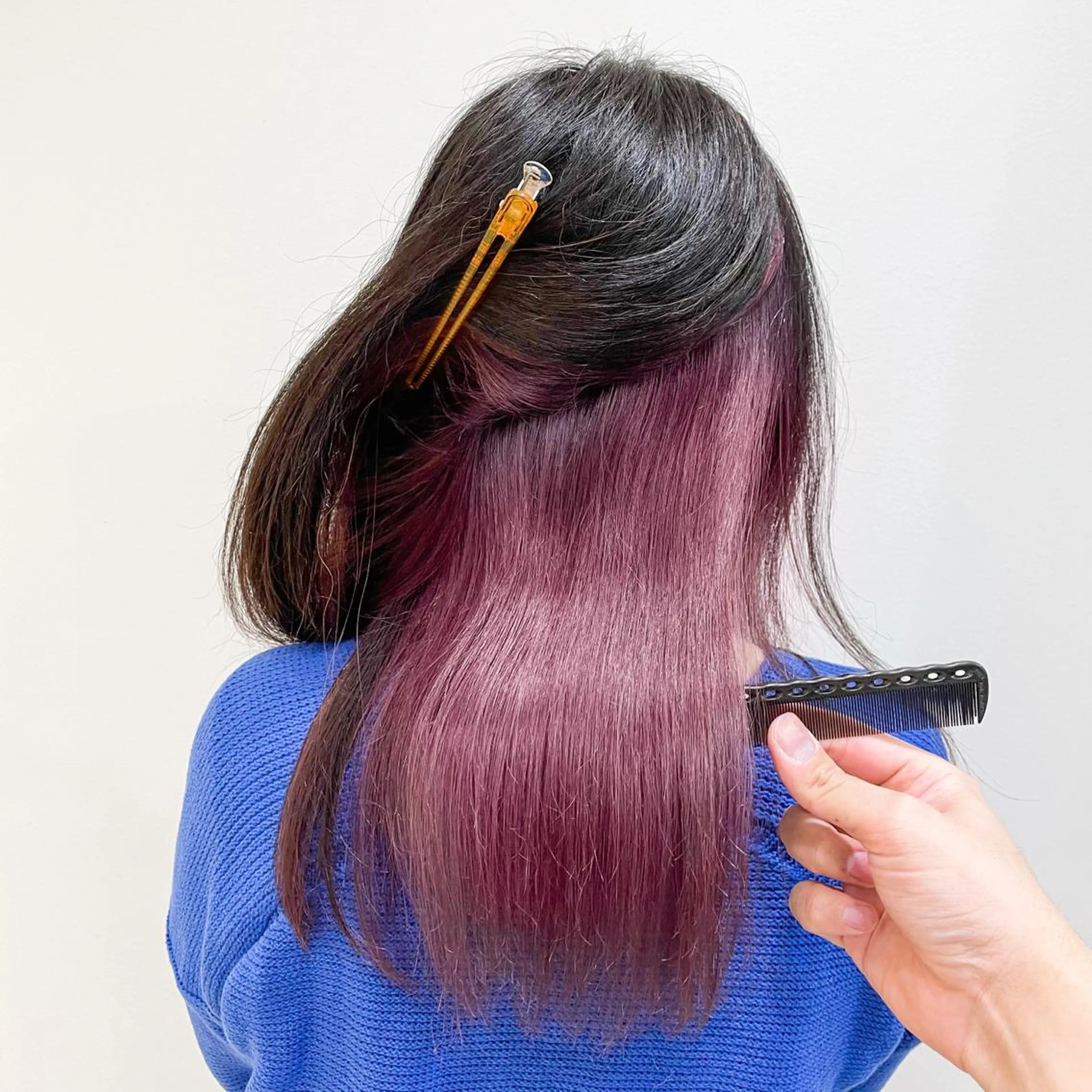 セミロング カラー ヘアカラー トリートメント 縮毛矯正/髪質改善 /韓国風　山川春輝のヘアスタイル