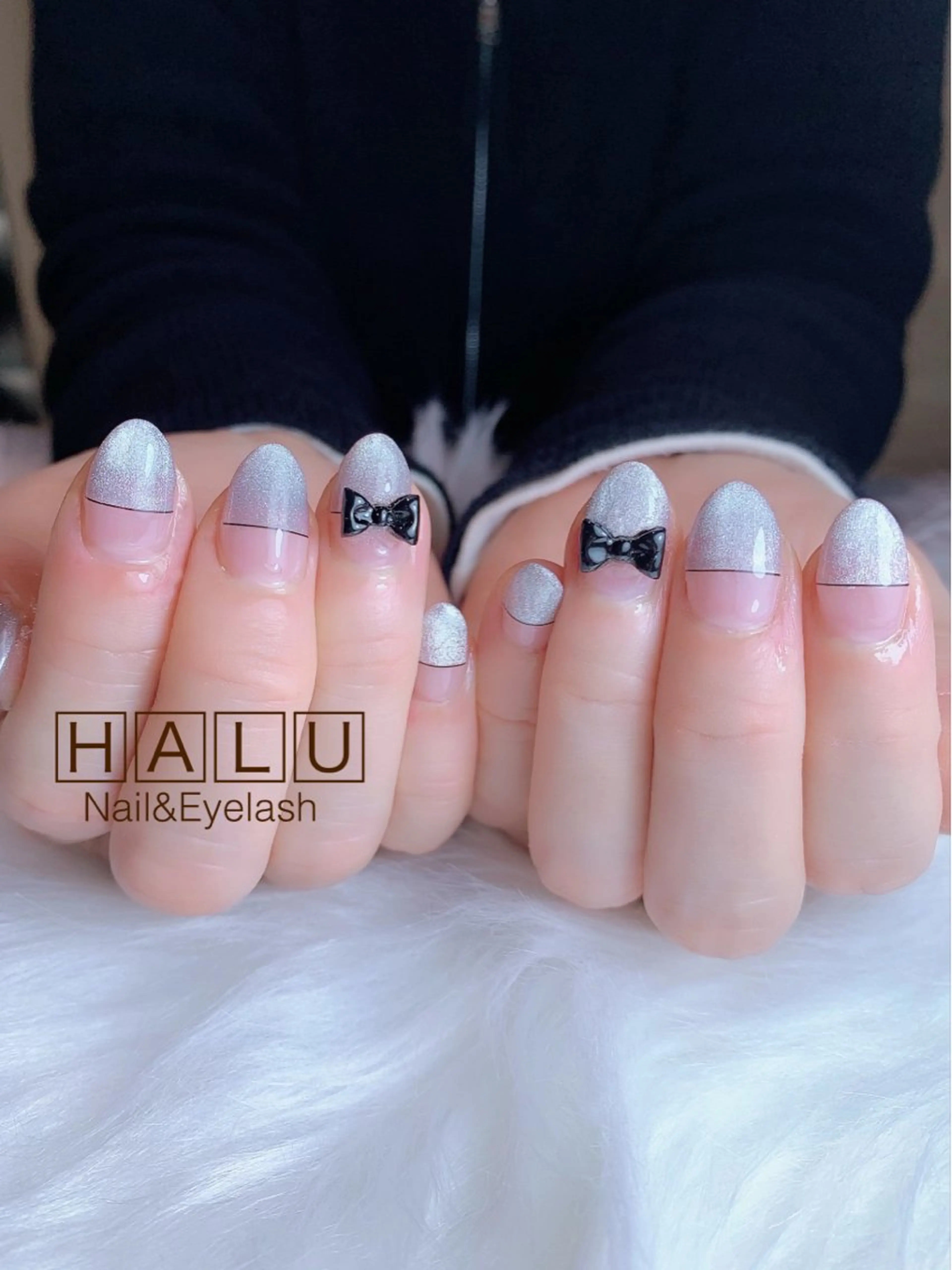 ネイル リボン HALU ハルのネイルデザイン