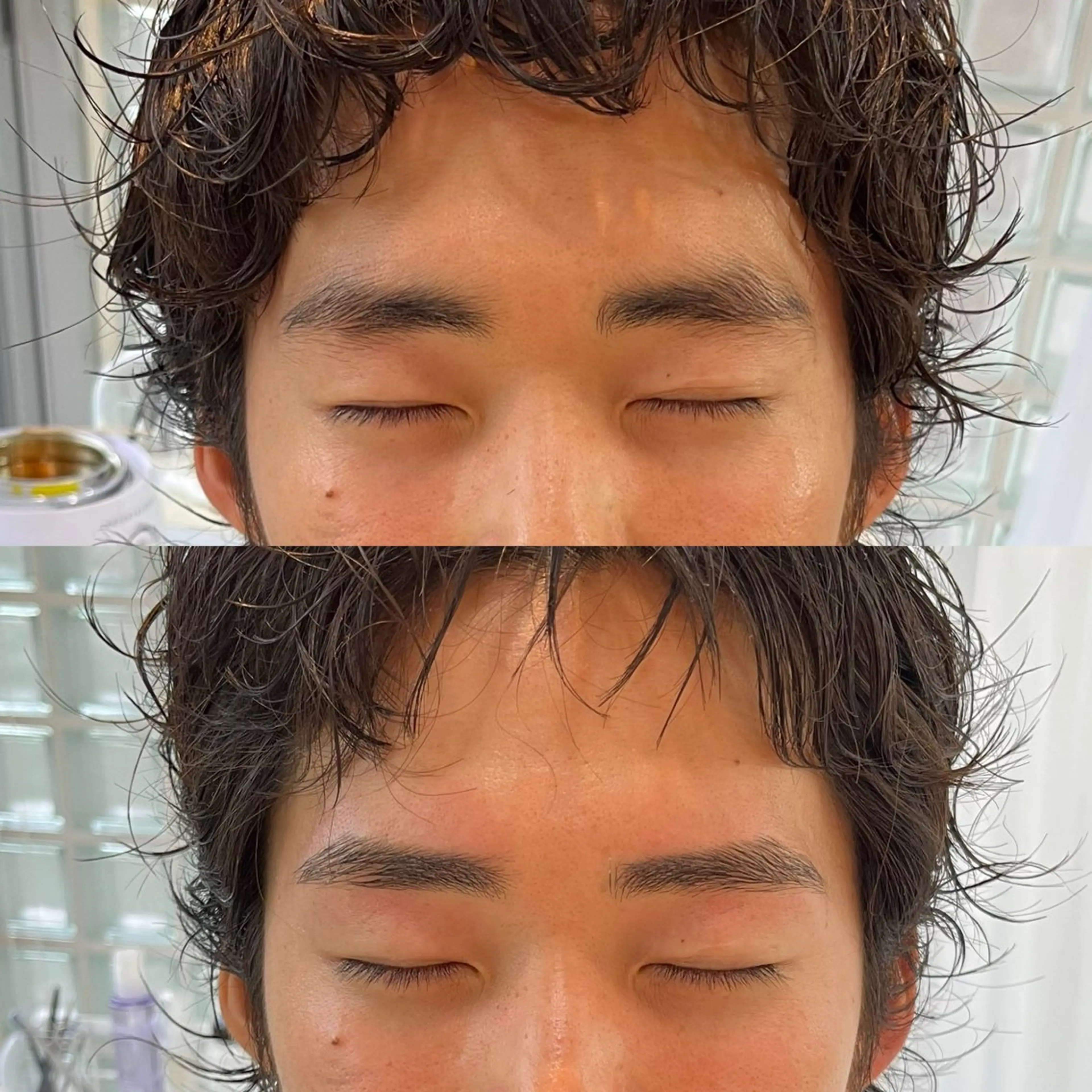 ミニモ学割🎀《アイブロウワックス》眉毛ワックス脱毛＋メイクアップお仕上げ付き🎀 ¥4000の写真