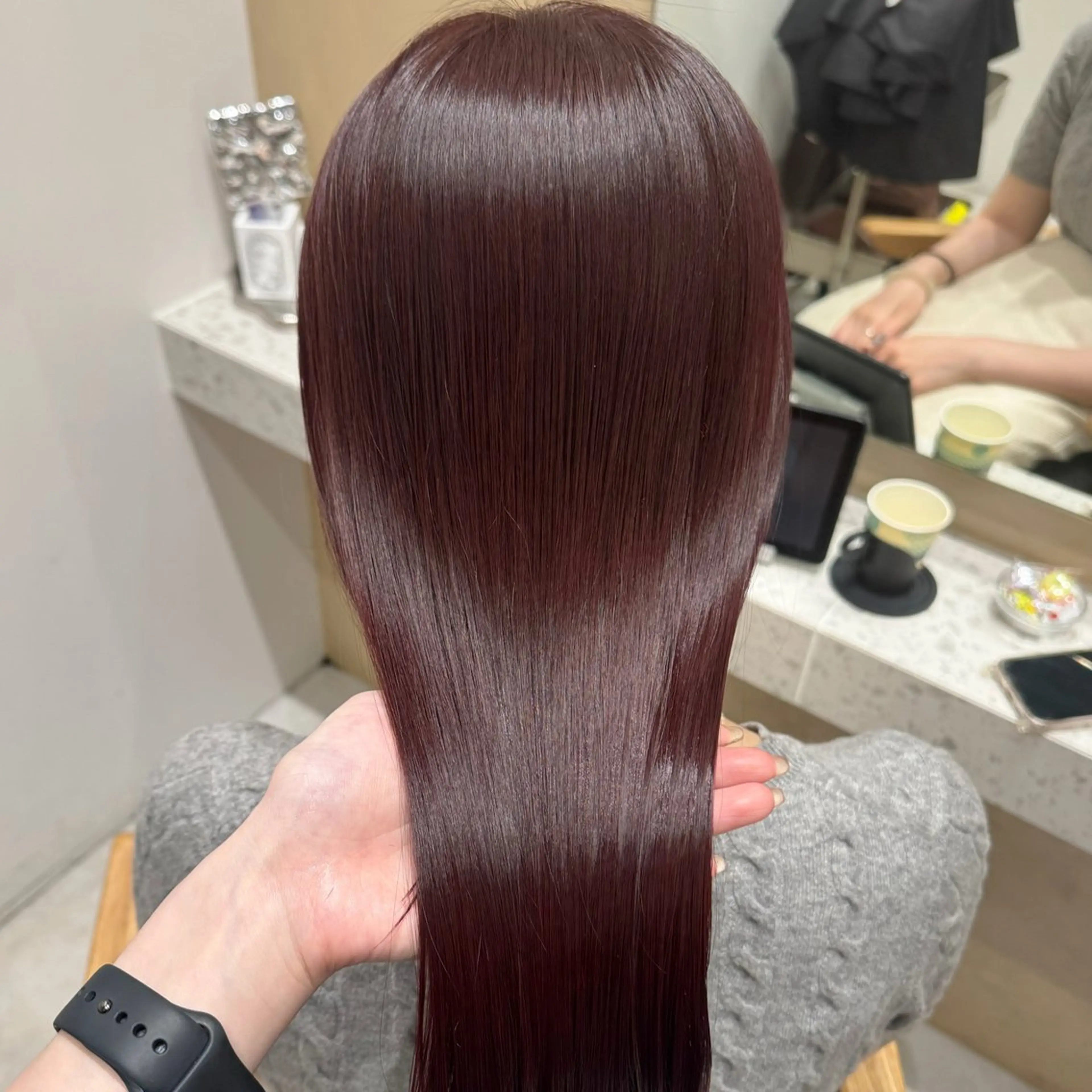 セミロング カラー カット ヘアカラー トリートメント 🌜美髪矯正/艶髪 /ボブ/こころ🌛のヘアスタイル