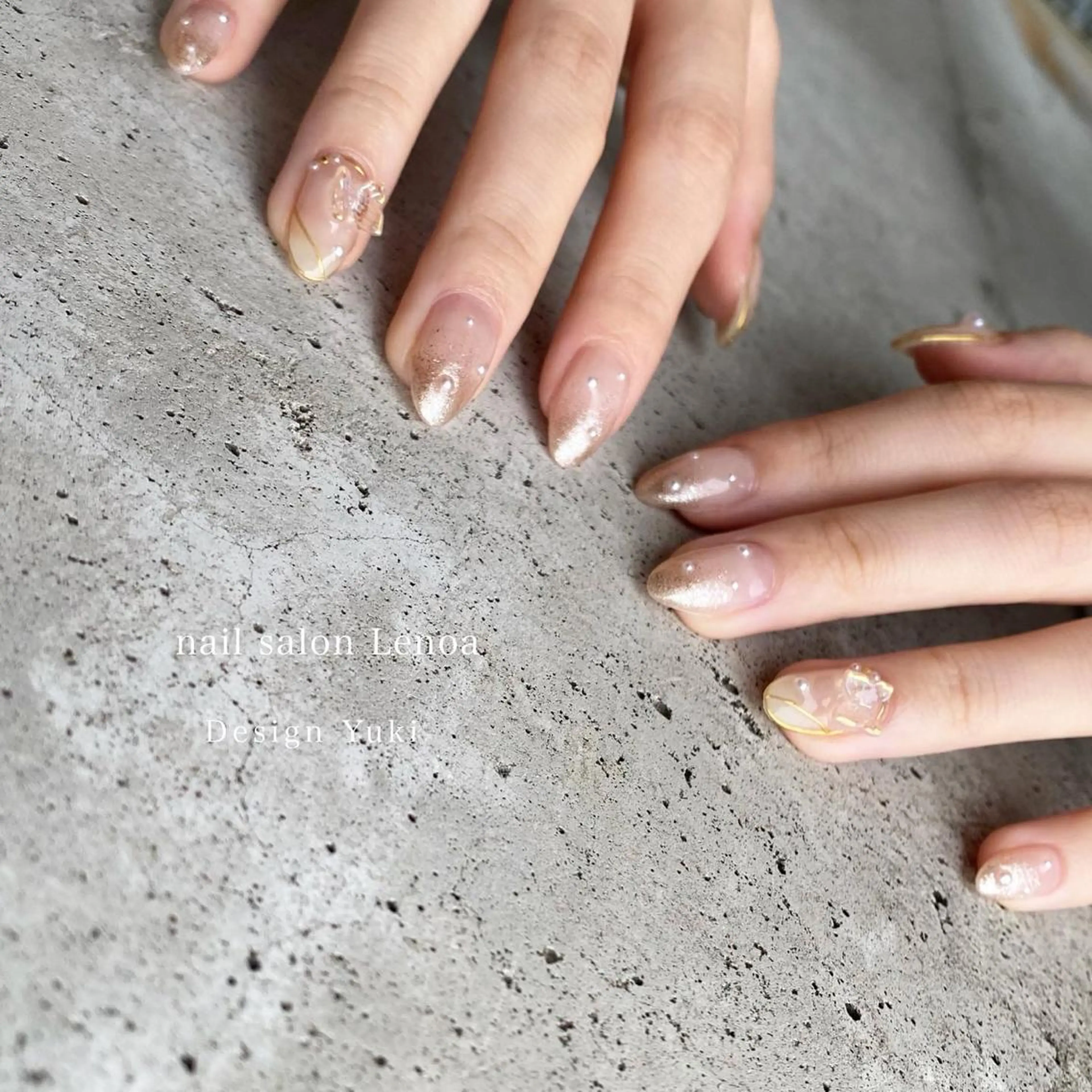 ネイル ハンドネイル Lenoa Yukiのネイルデザイン