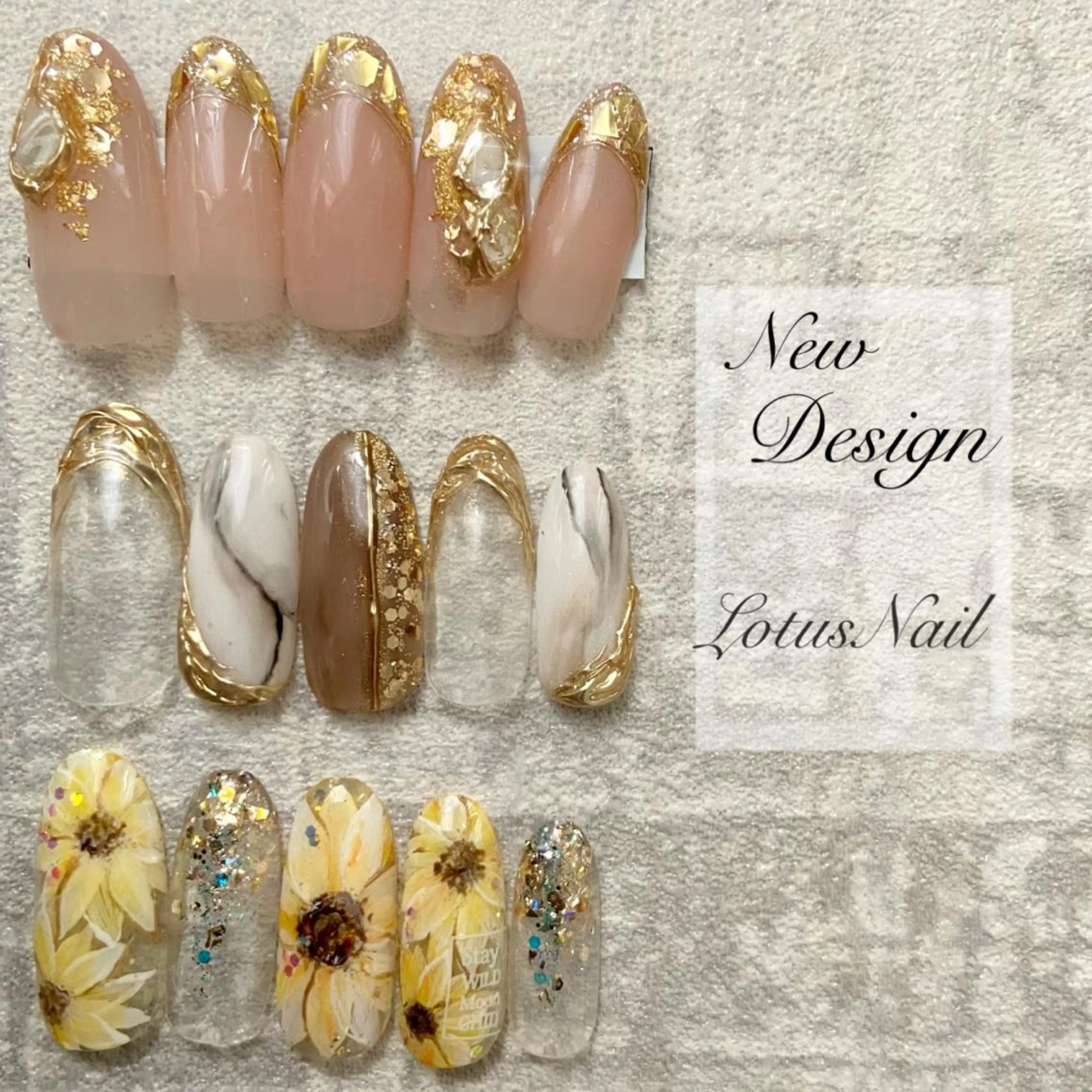 ネイル ニュアンスネイル 夏ネイル Lotus Nailのネイルデザイン