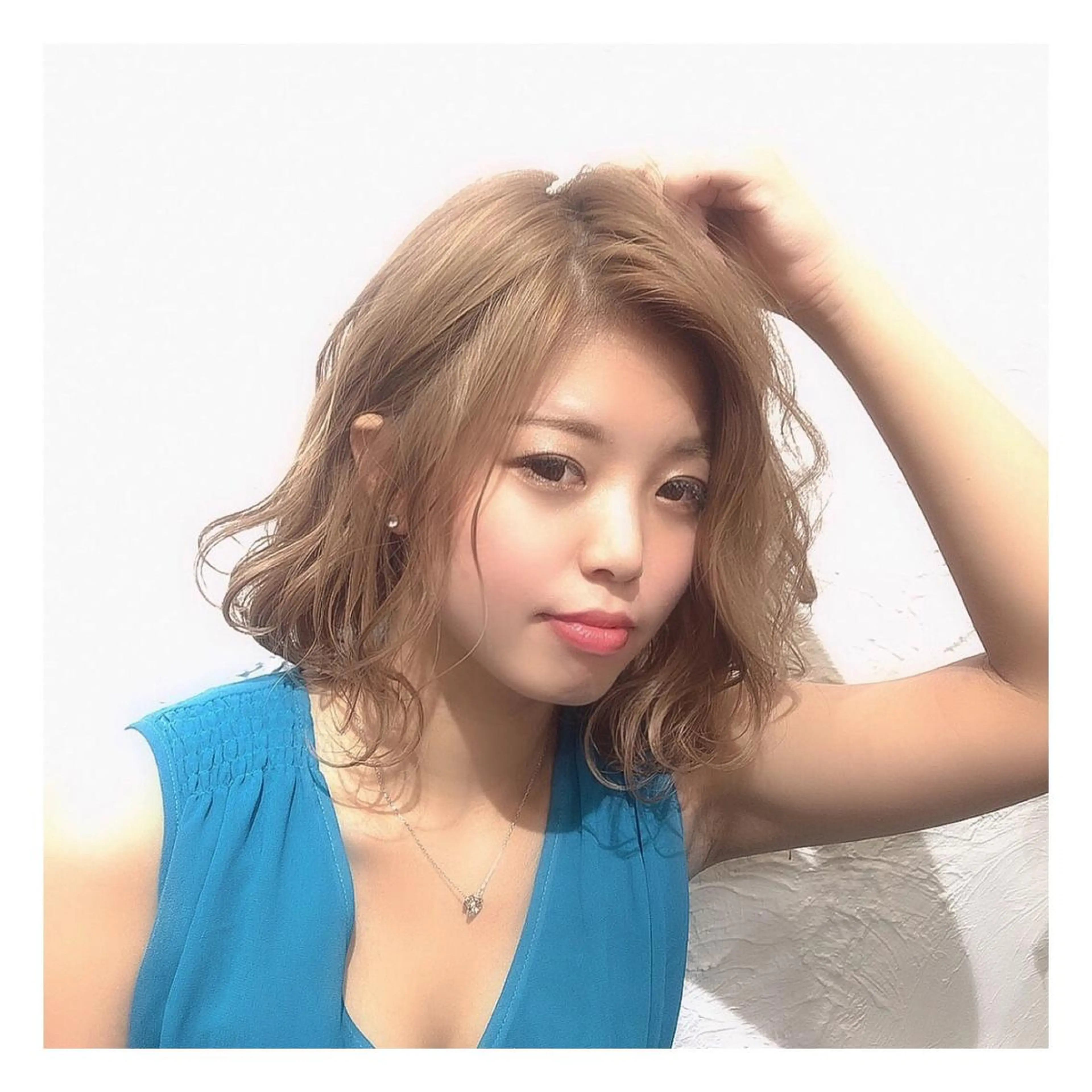 ミディアム カラー ba-boo 広島のヘアスタイル