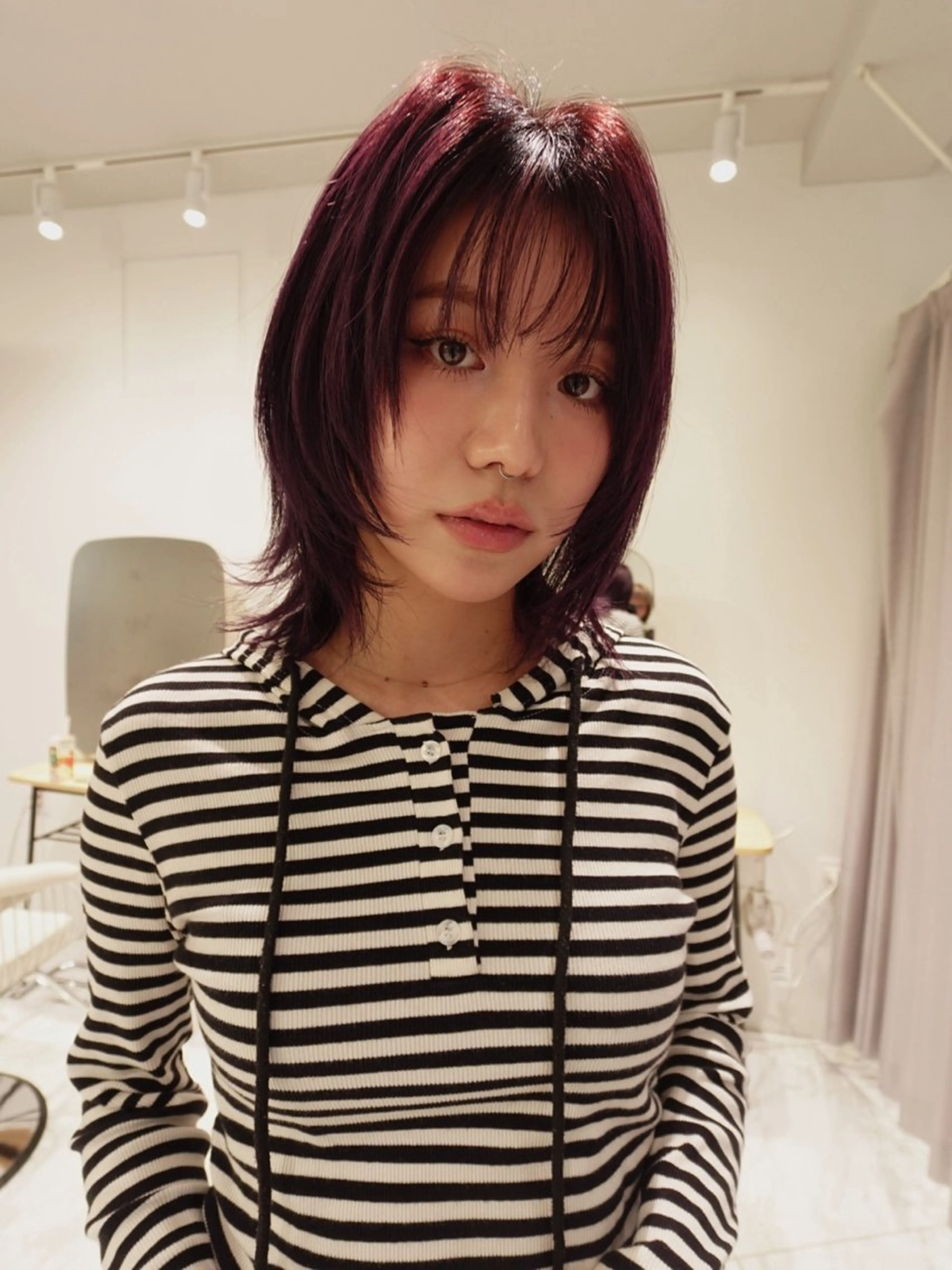 ミディアム カラー カット ヘアカラー トリートメント 吉祥寺/個性派/ kazuha🩰のヘアスタイル