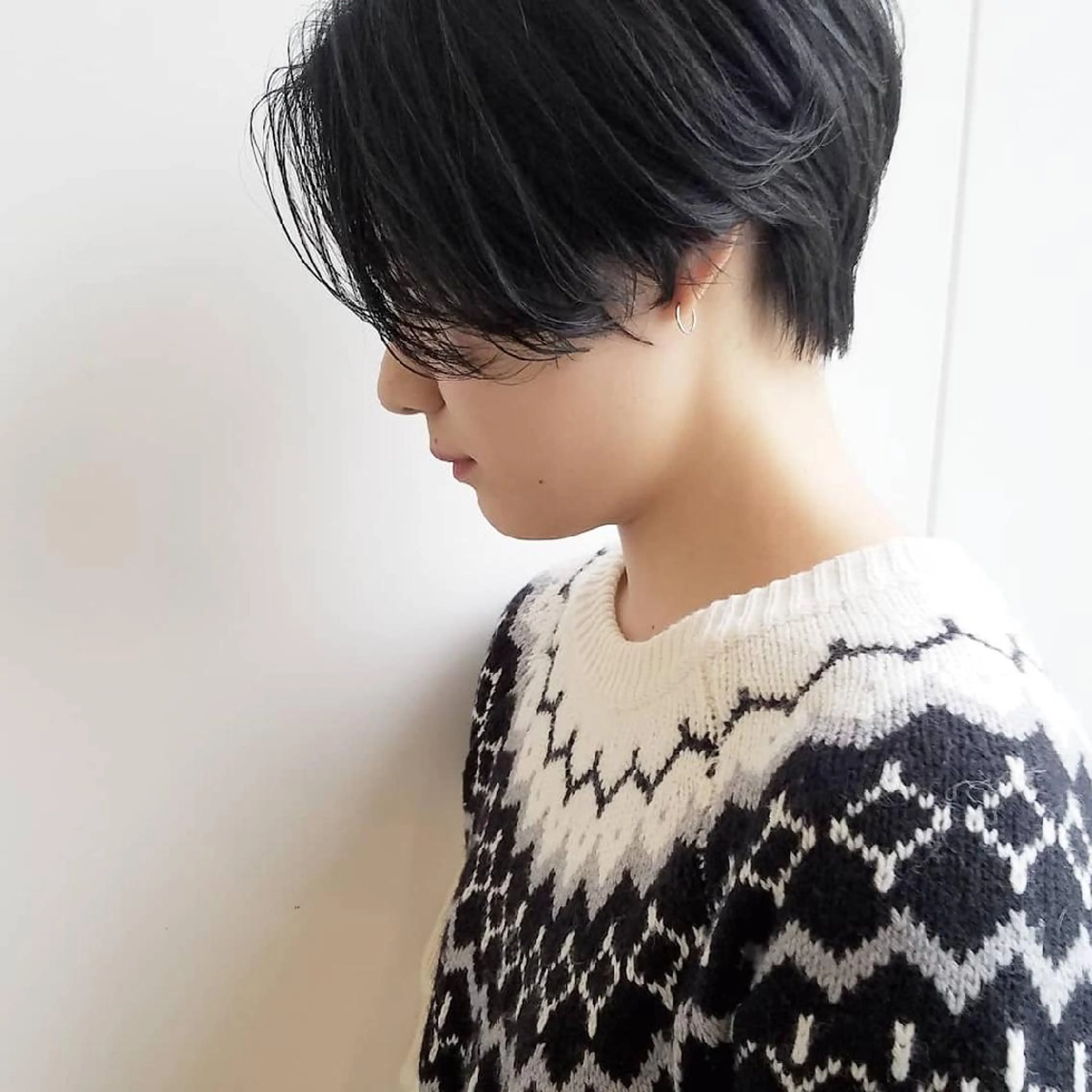 ショート カラー ネイル ボブ ショートヘア ショートネイル iplus まつげ、眉毛、耳つぼのマツエク・マツパデザイン