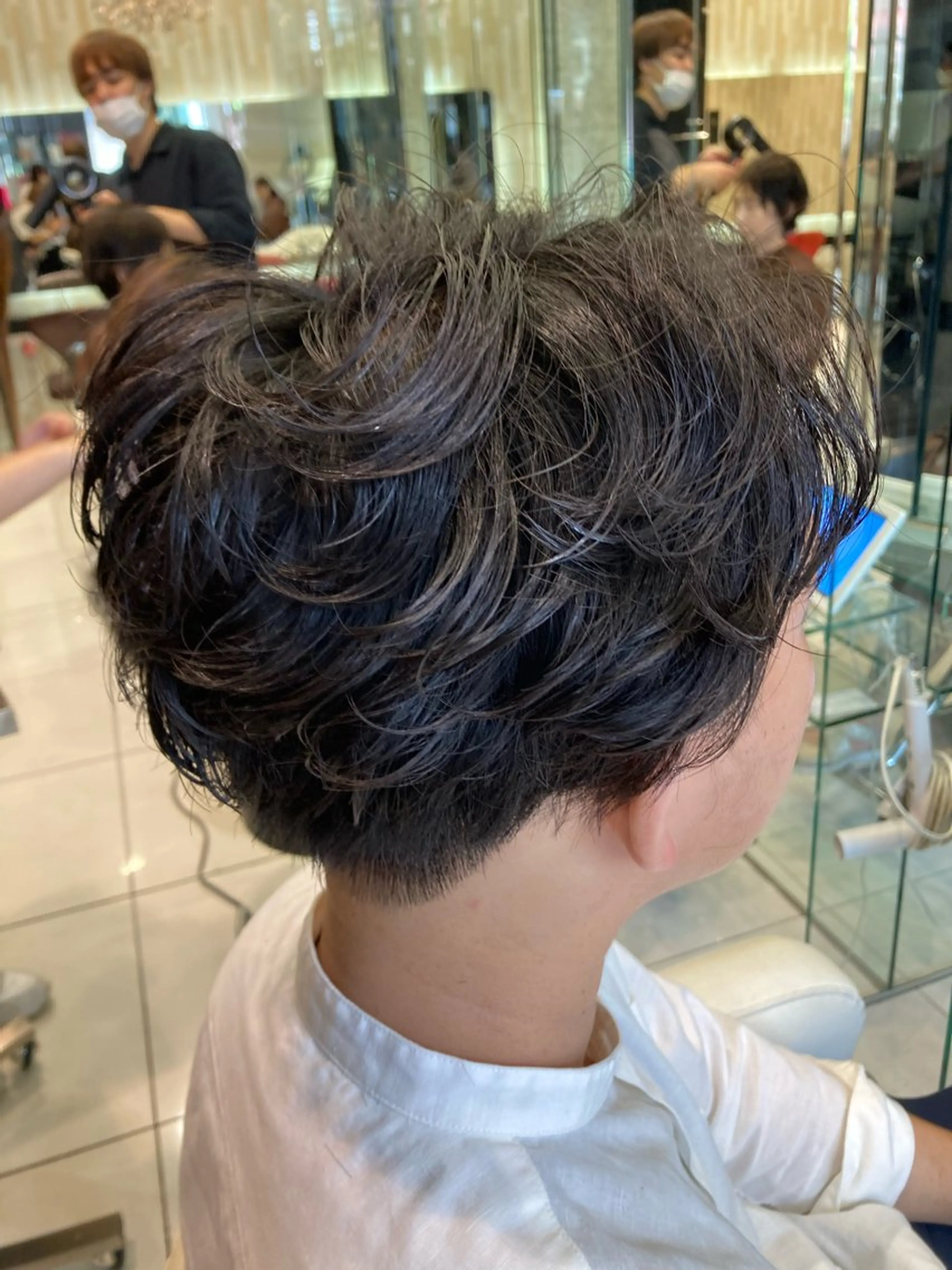 メンズ限定カット&スタイリング楽ちんパーマの写真