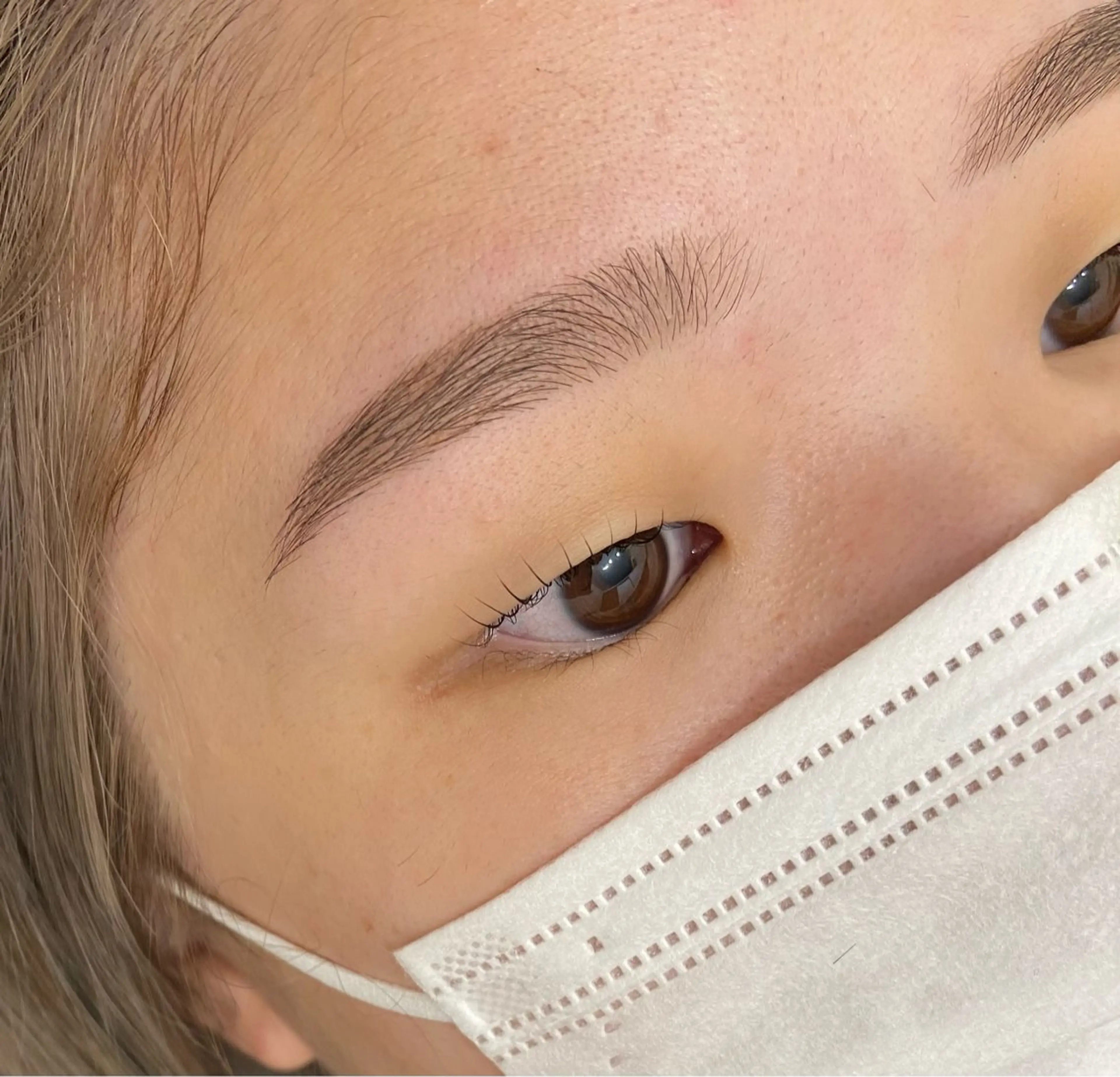 アイブロウ 眉毛ワックス脱毛 ワックス脱毛 眉カット その他(アイブロウ) 滝沢 眞彩のマツエク・マツパデザイン