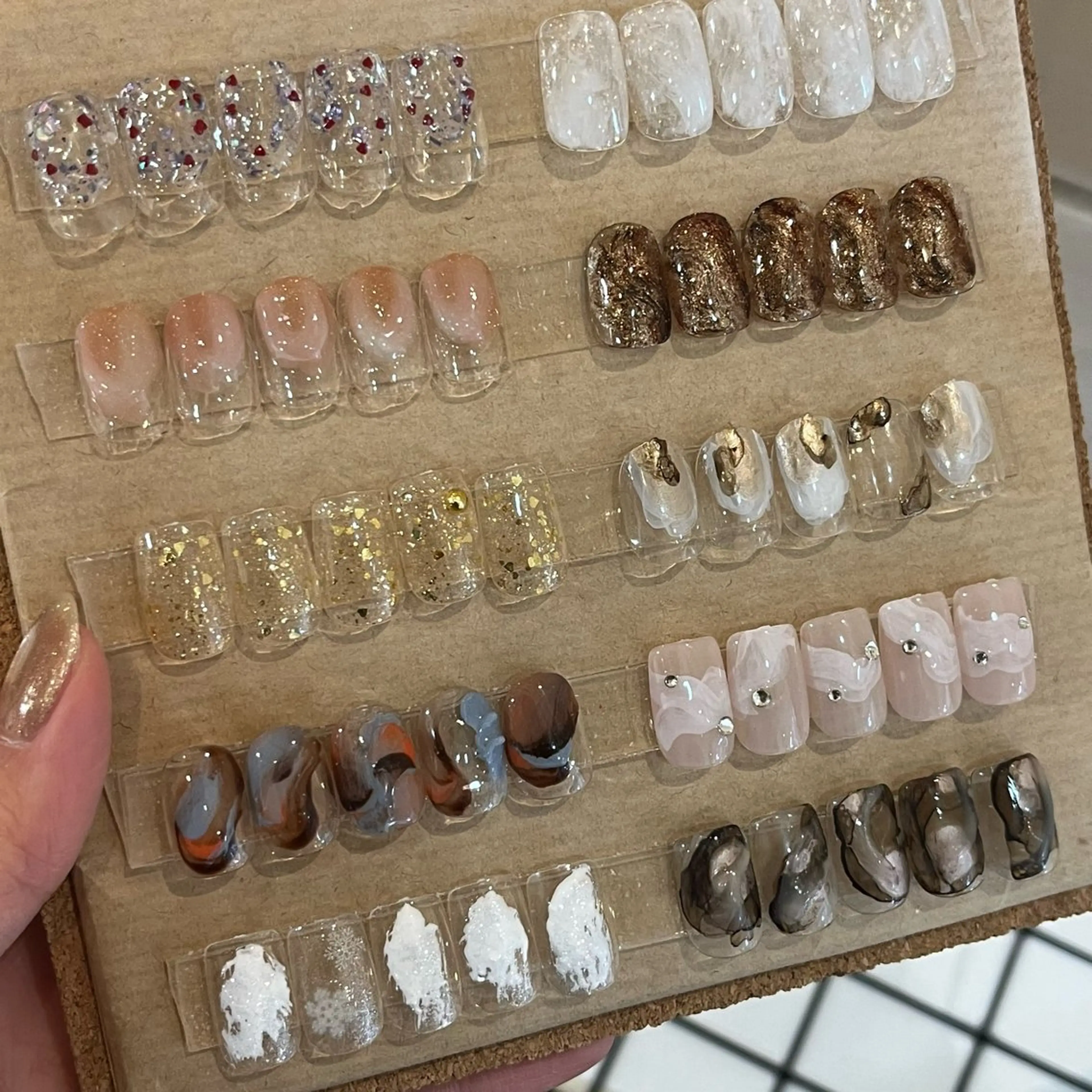 ネイル ハンドネイル 𝗿𝗶𝗰𝗼 ˎˊ˗のネイルデザイン