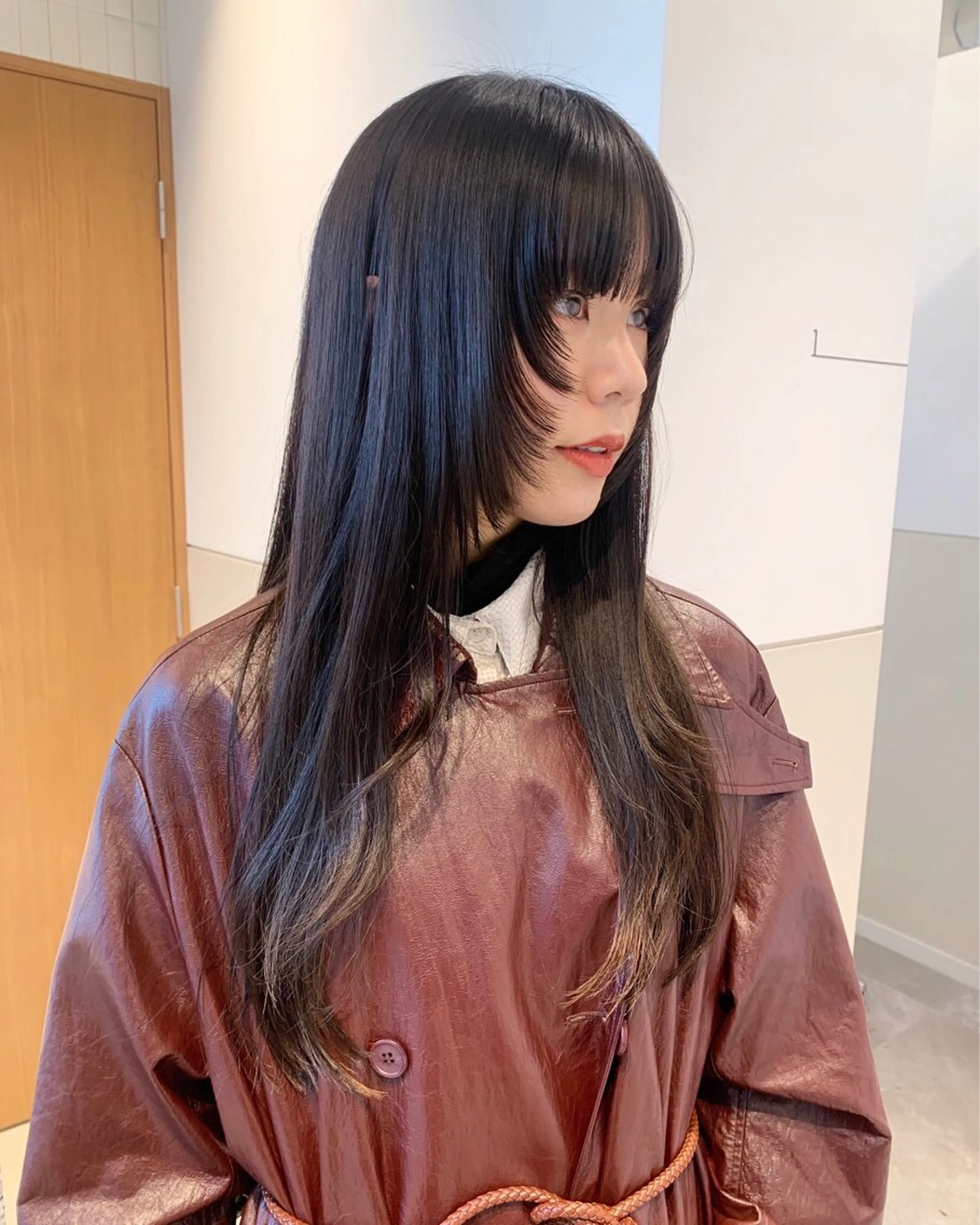 ロング 顔周りカット レイヤーカット カット ✂︎ウルフカット /レイヤーカット✂︎のヘアスタイル