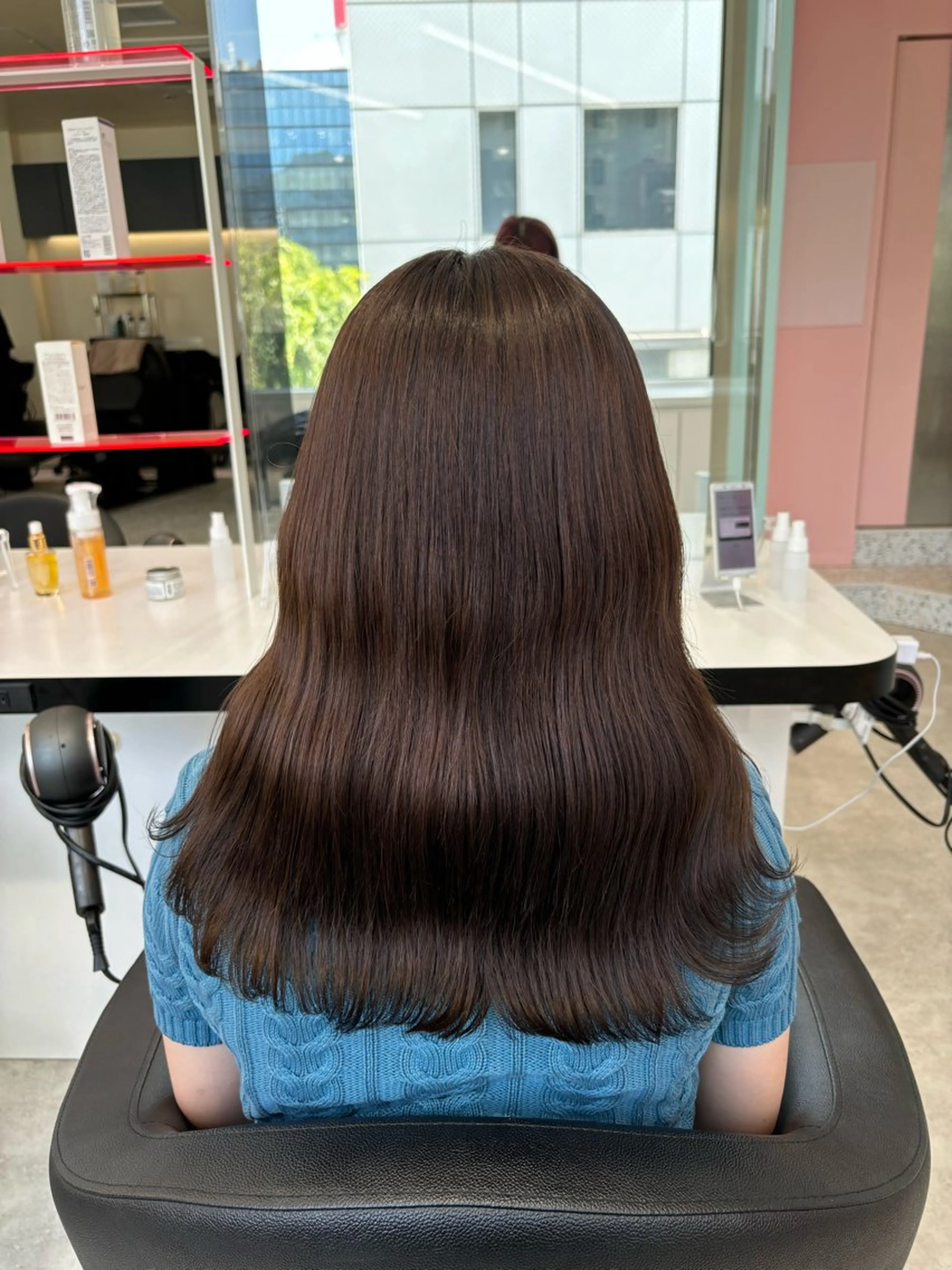 セミロング Wカラー/暖色/べ ージュりく©︎🐝のヘアスタイル