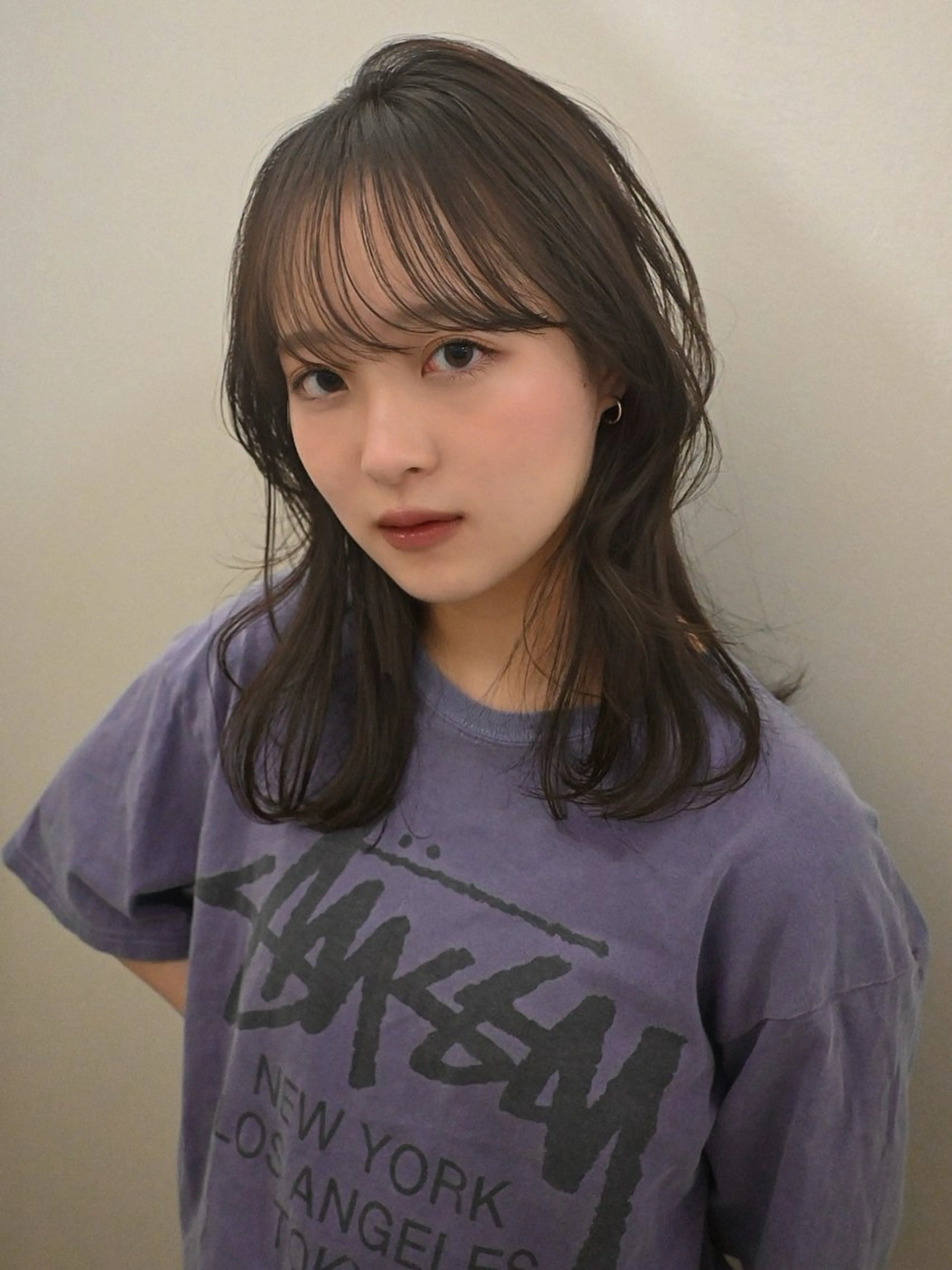 ミディアム カラー aya / ニュアンスカラーのヘアスタイル