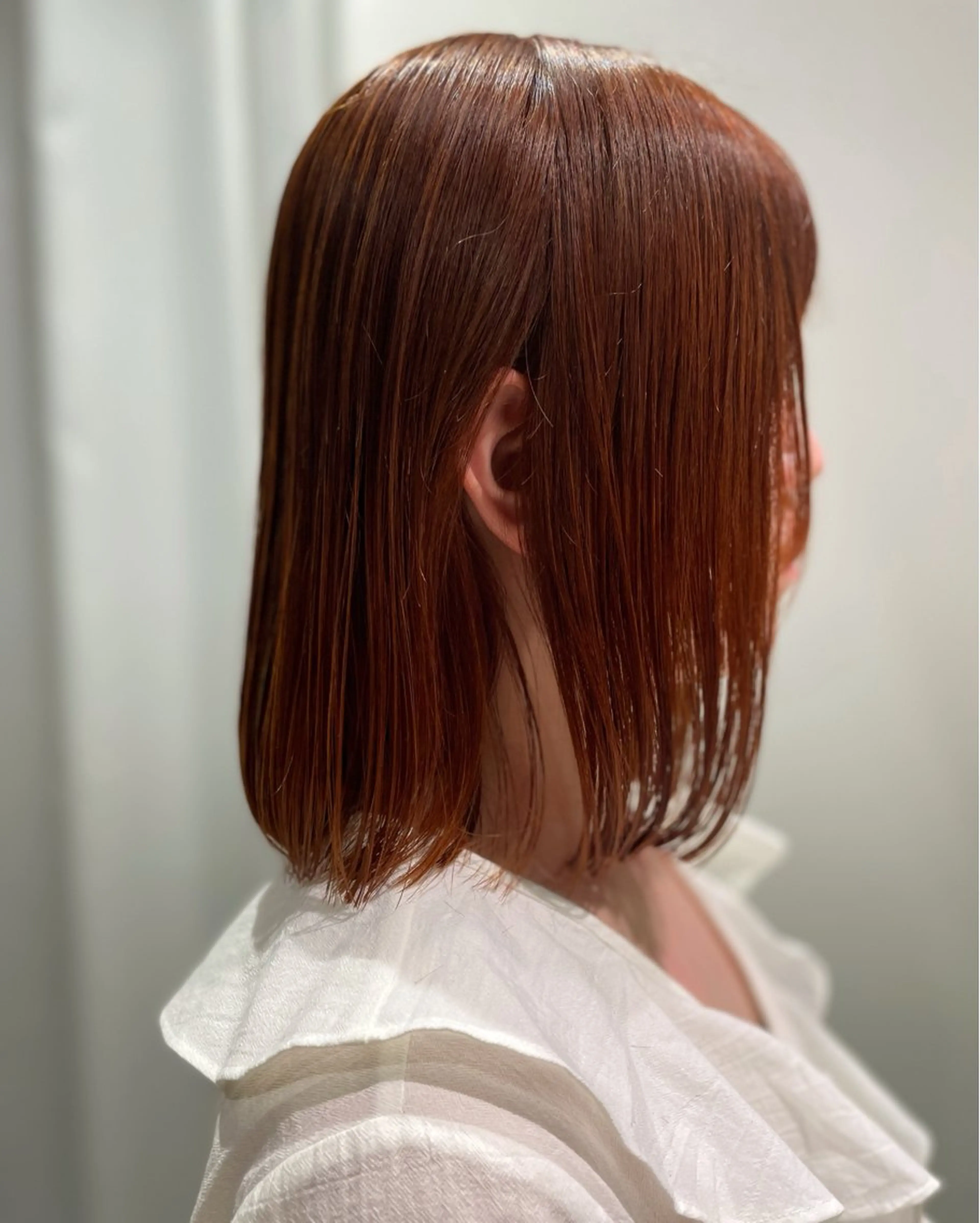 ミディアム カラー 佐野 えり奈のヘアスタイル