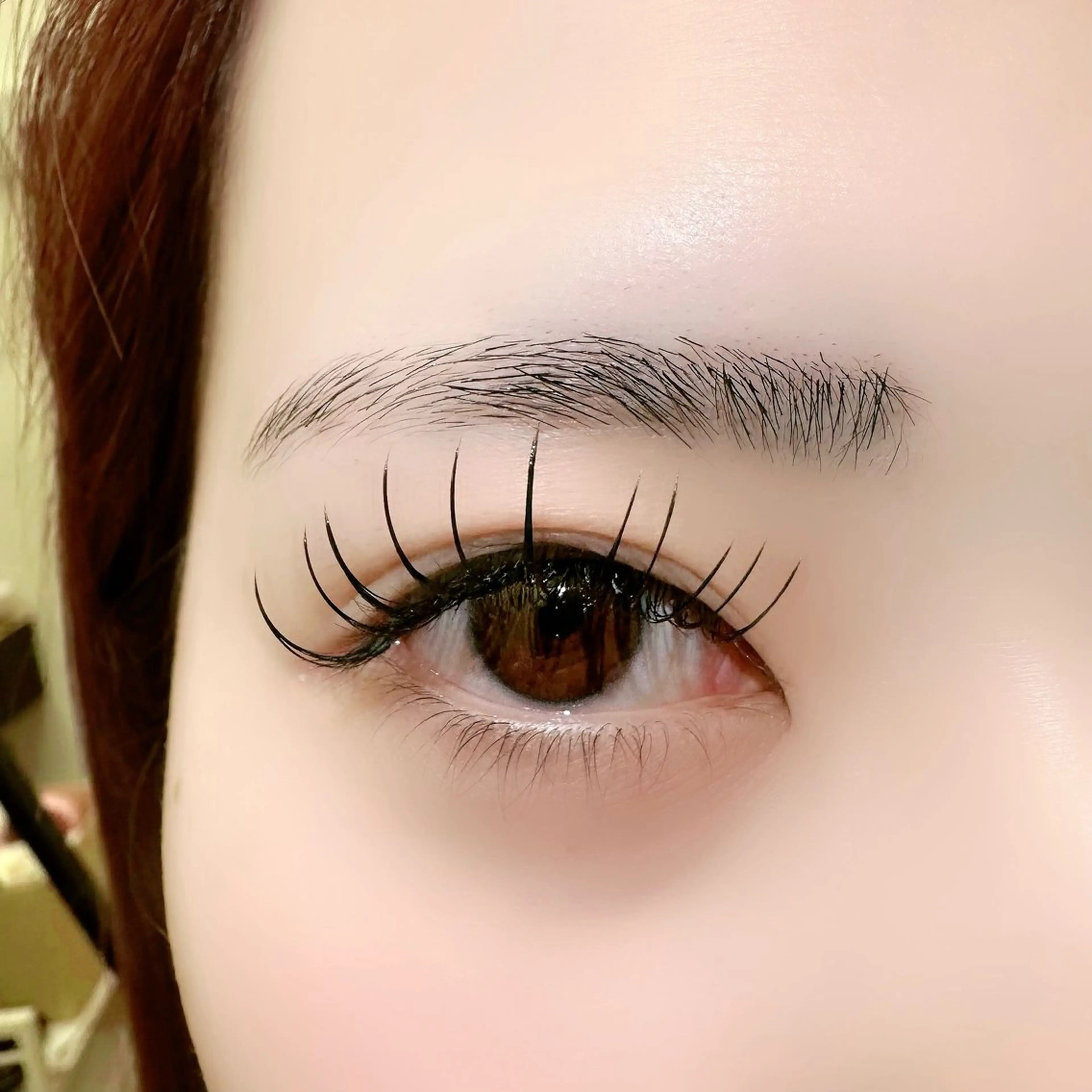 マツエク・マツパ フラットラッシュ マツエク OPS hair ミクのマツエク・マツパデザイン