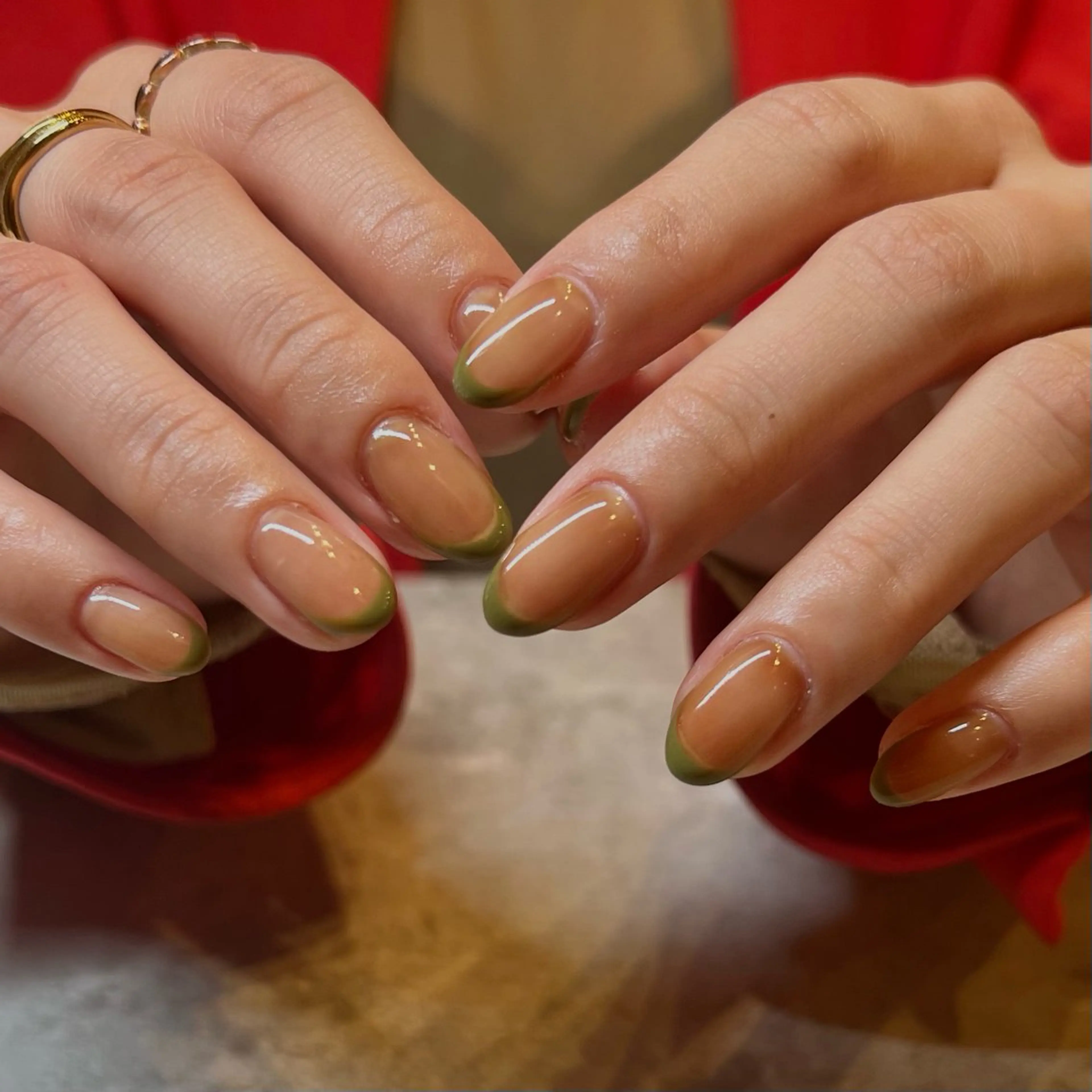 フレンチネイル🌻 オフ込み(パラジェル無料)※クリアベースの写真