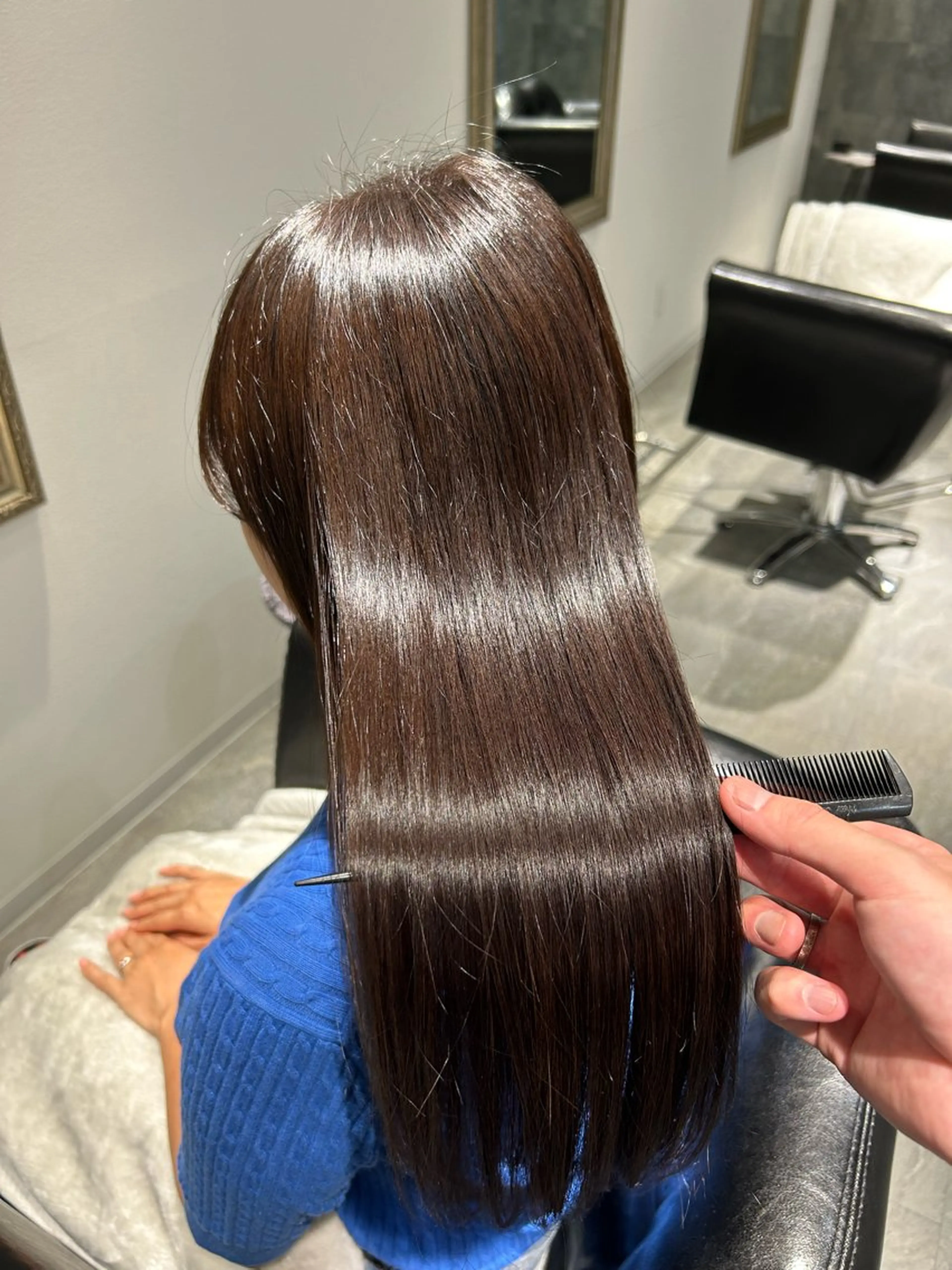 セミロング 髪質改善特化🫧 梶川　歩哉のヘアスタイル