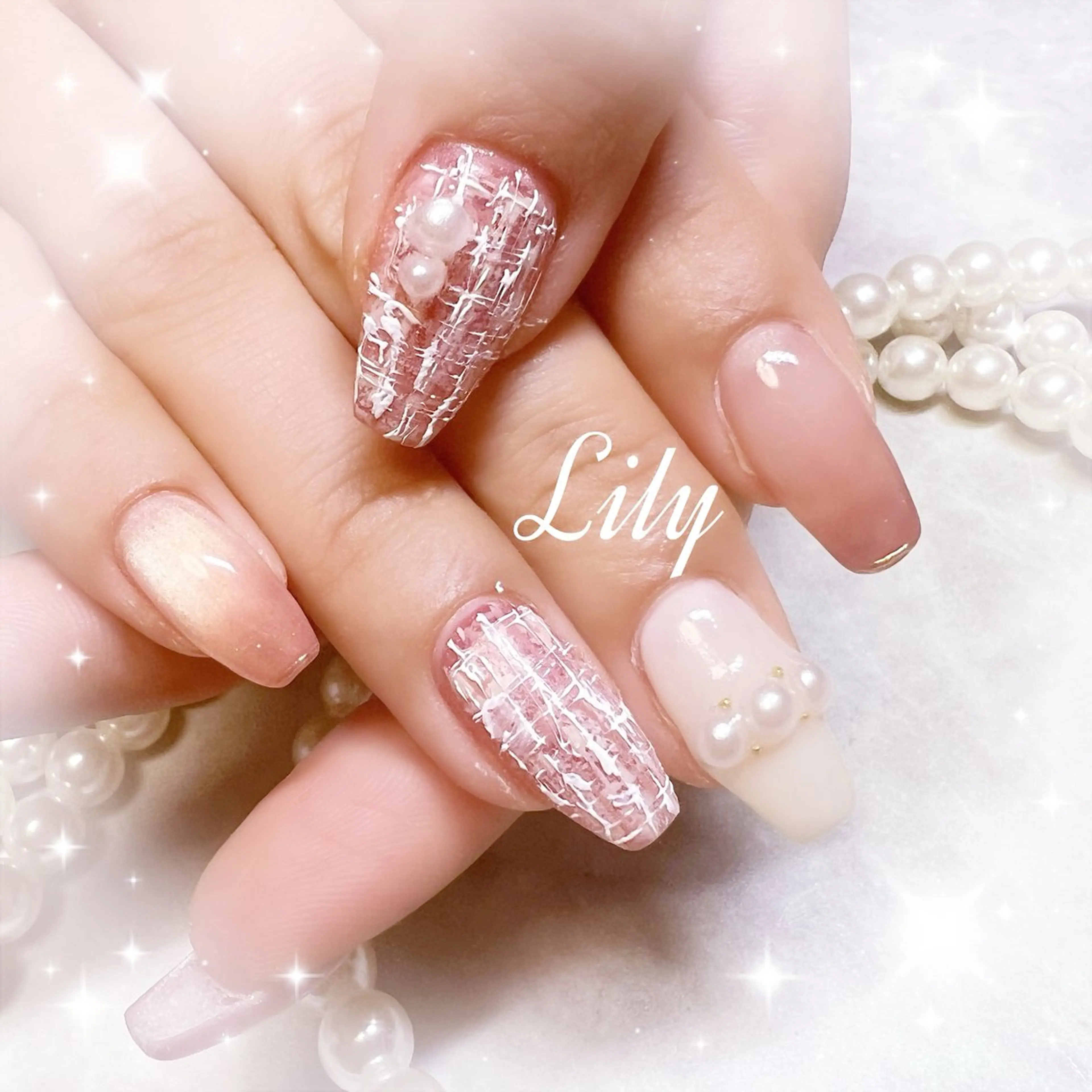 ネイル ハンドネイル Lily*nail 🌻Mii🌻のネイルデザイン