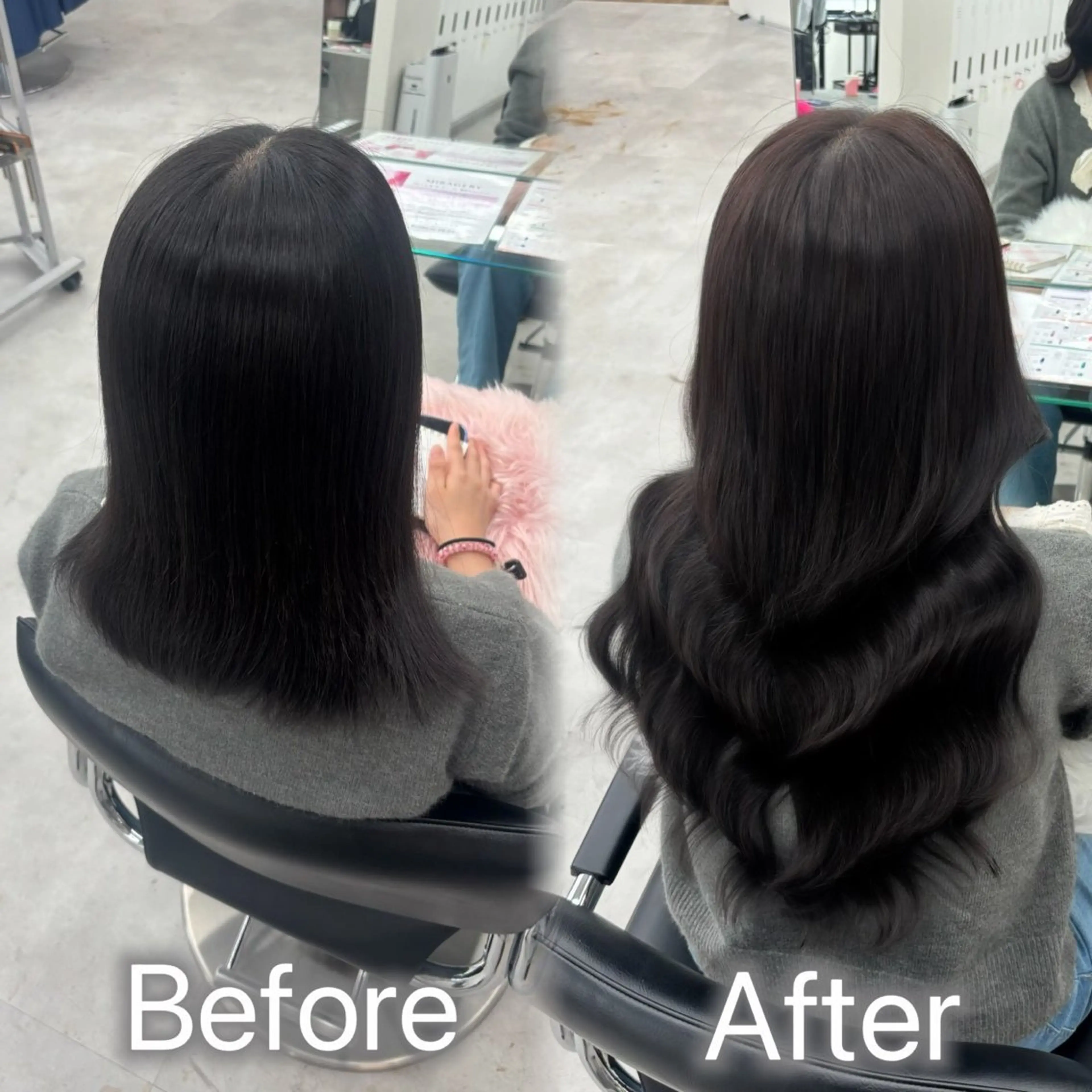 ロング エクステ ロング エクステ エクステ🫧アレンジ ￤横浜  ももはのヘアスタイル