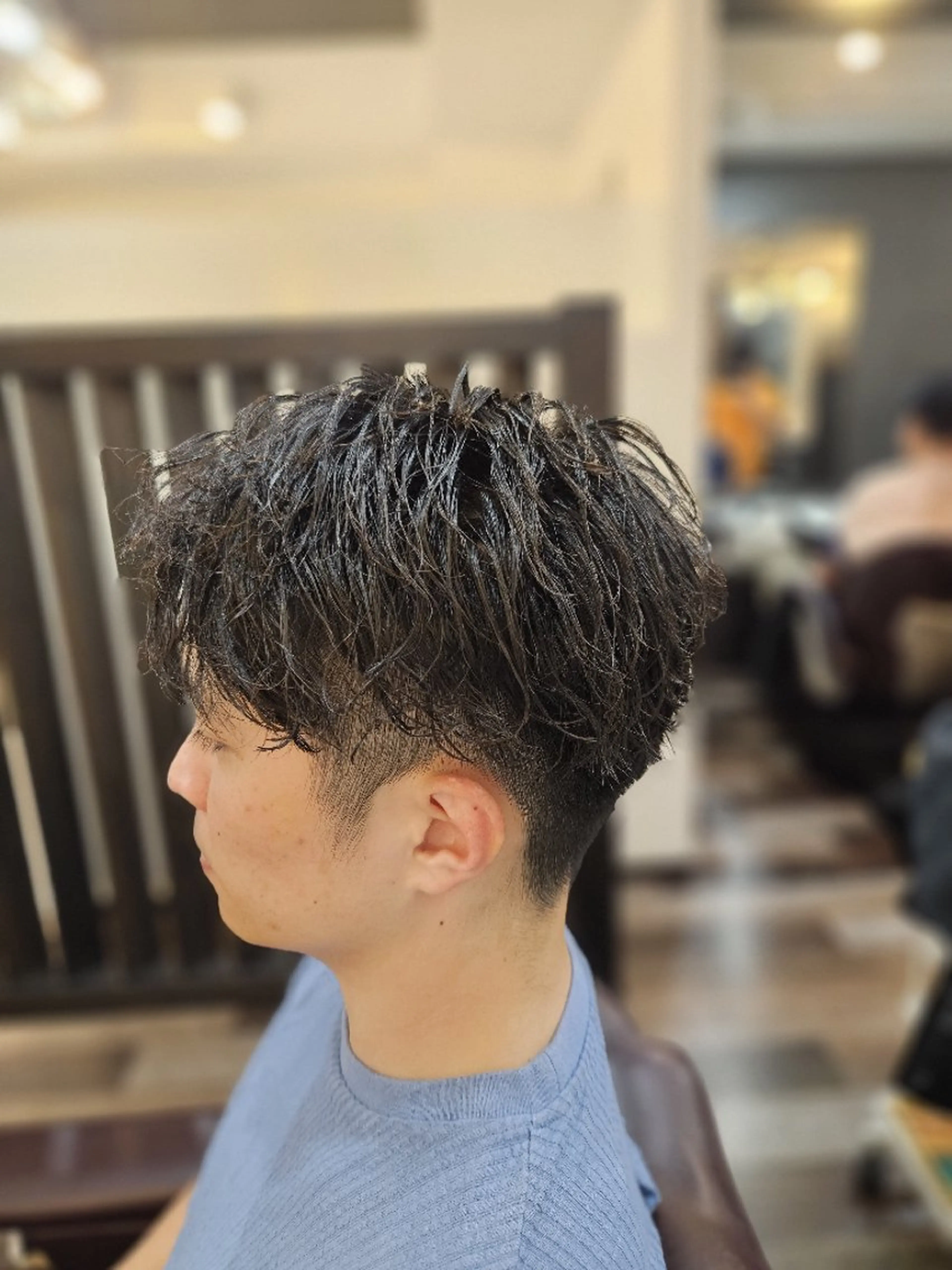 ミディアム パーマ 大人モテ髪／🍃 ともき/八乙女のヘアスタイル