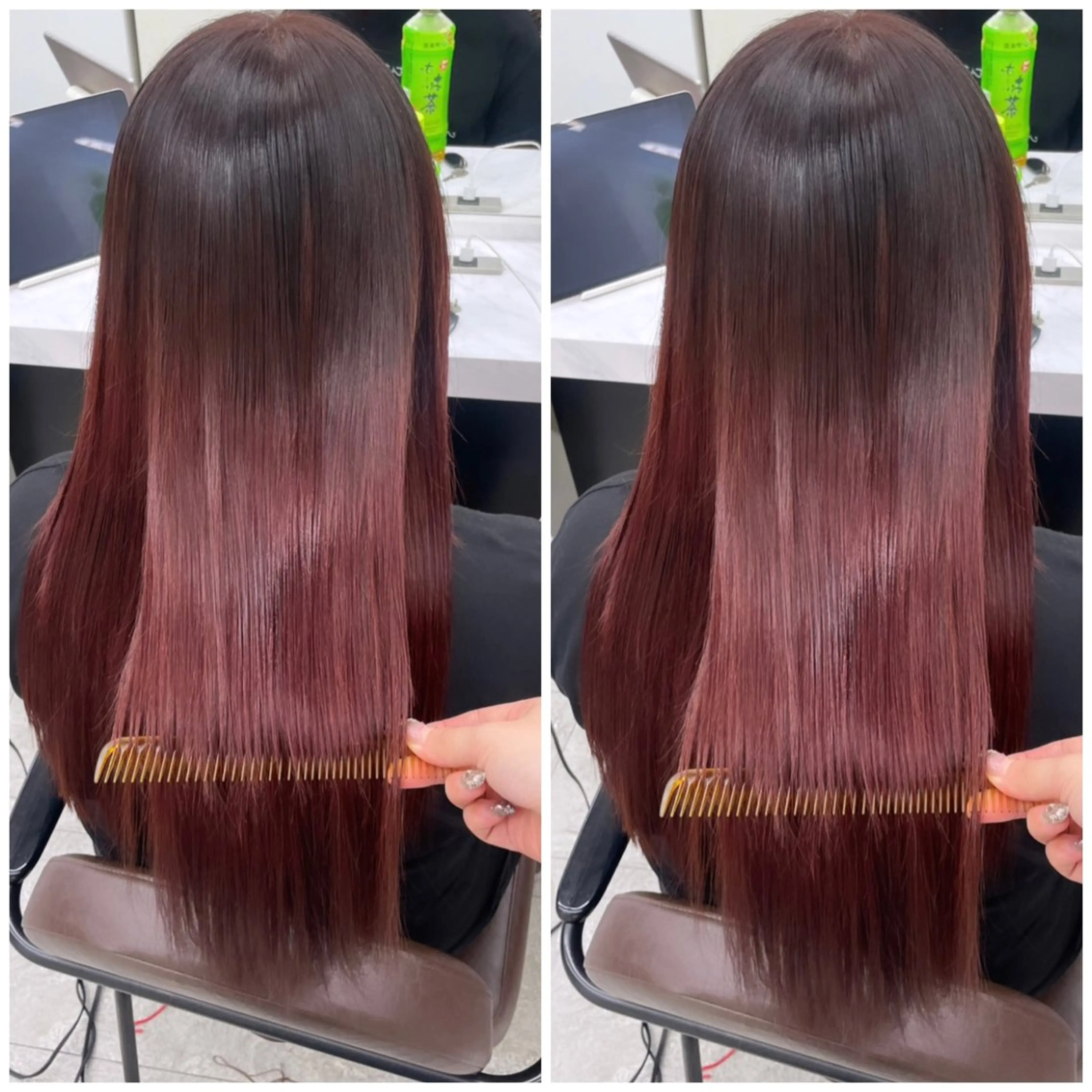 ロング カット ヘアカラー エクステ 🦋プルエクステ ARISA🦋のヘアスタイル