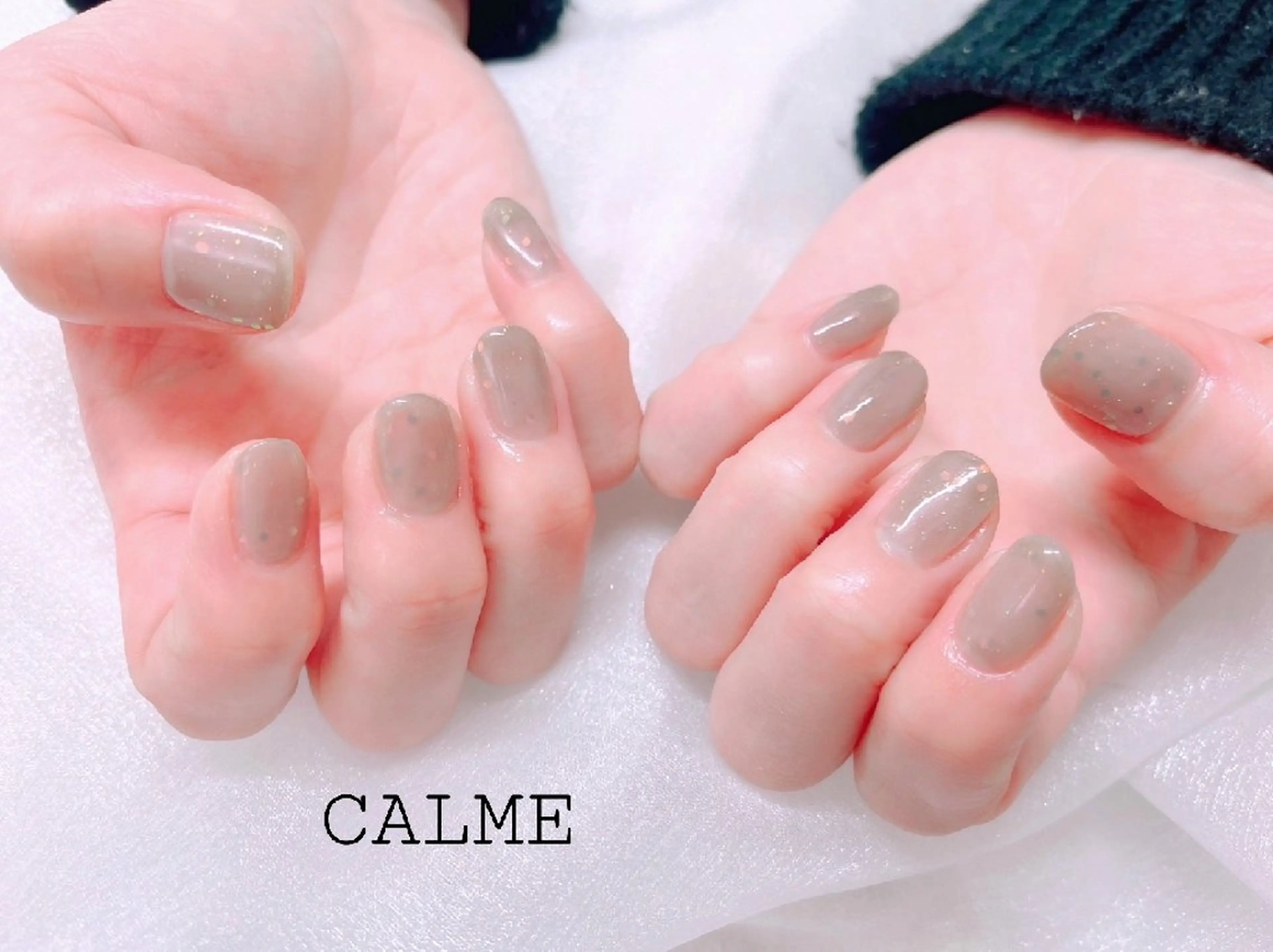 ネイル ワンカラーネイル ハンドネイル CALME ♡のネイルデザイン