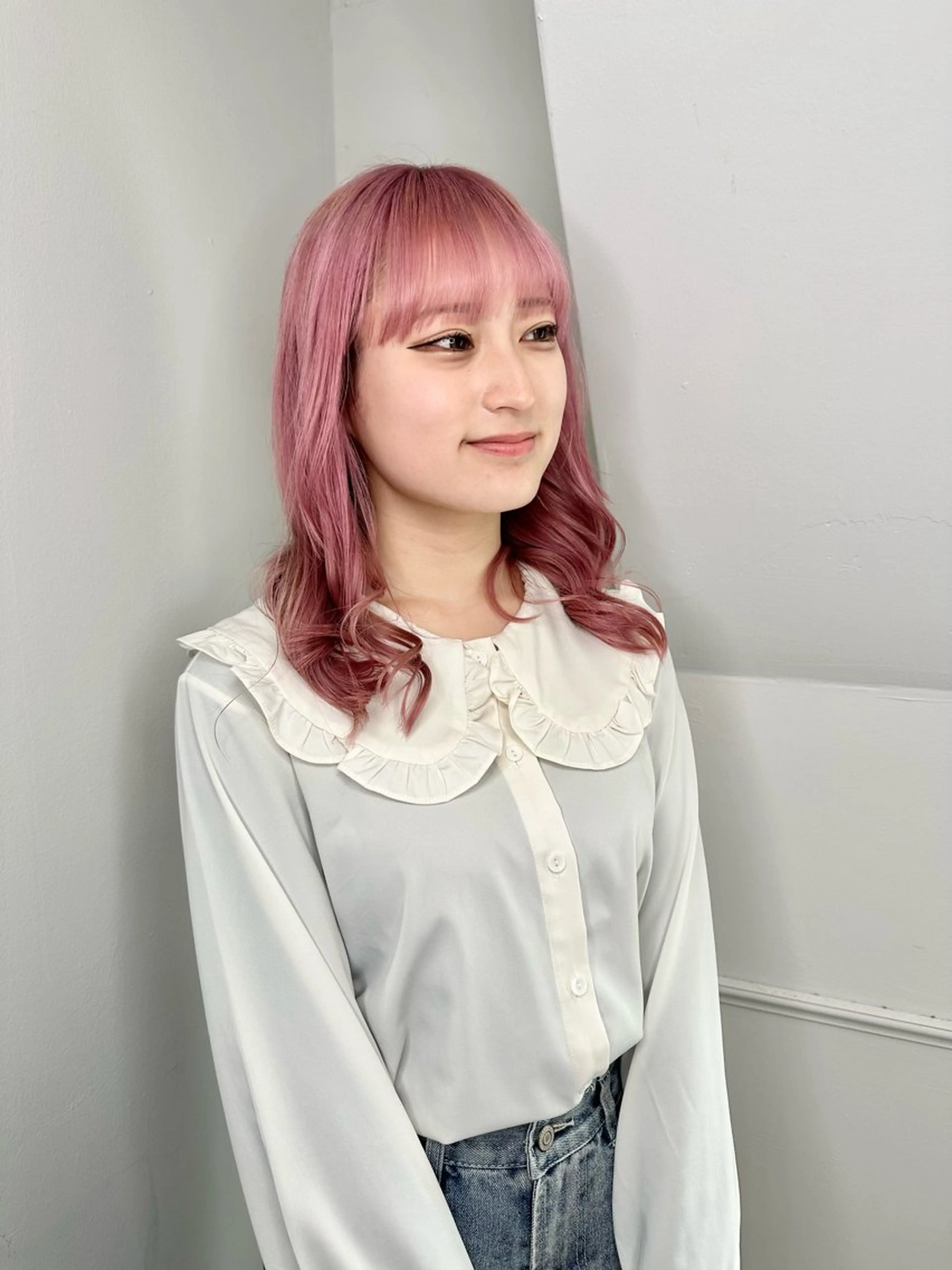 カラー ヘアカラー トリートメント 韓国レイヤ ー支持No.1renのヘアスタイル
