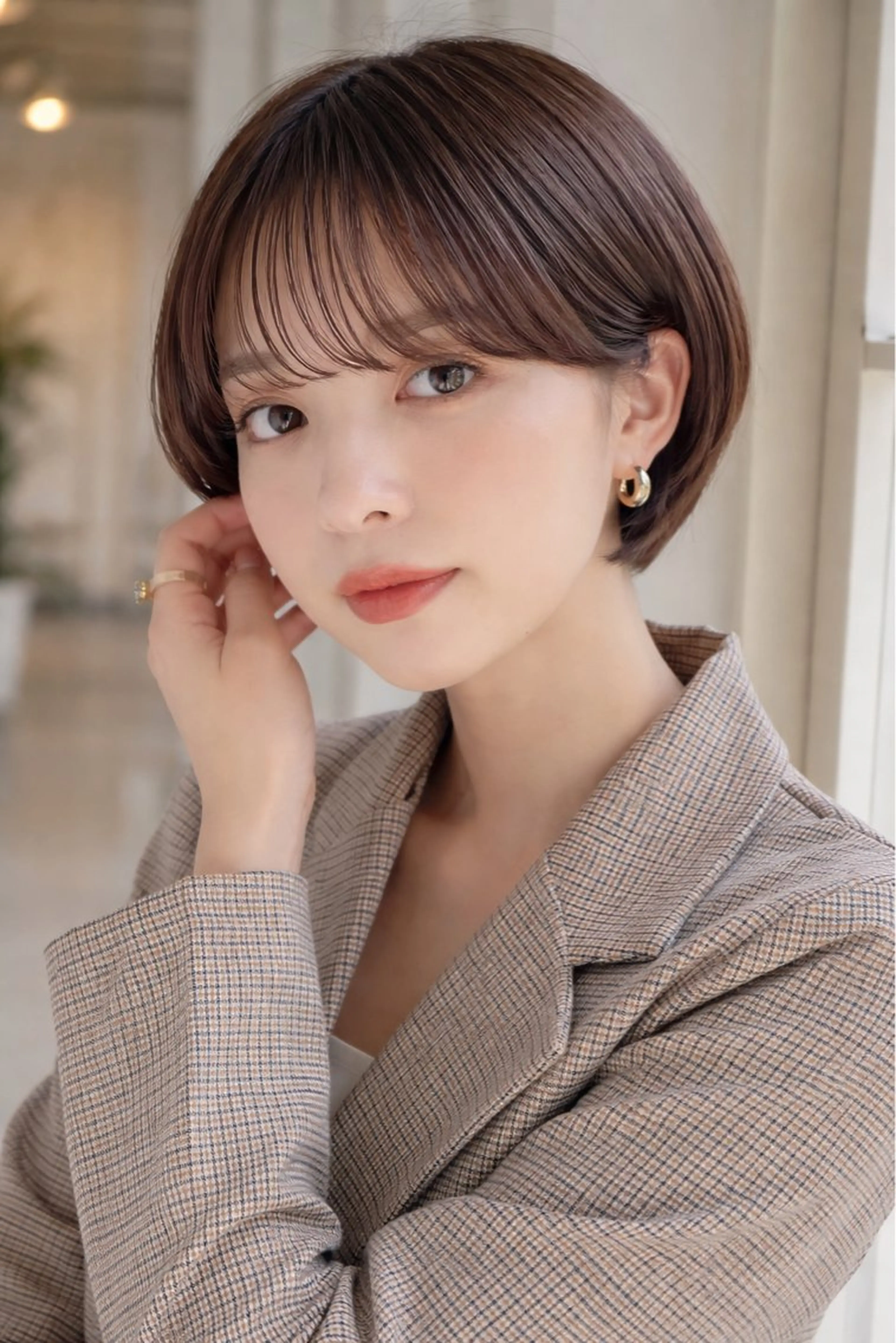 ショート sand 表参道所属・暖色/表参道/ ボブカット/ゆきのヘアスタイル