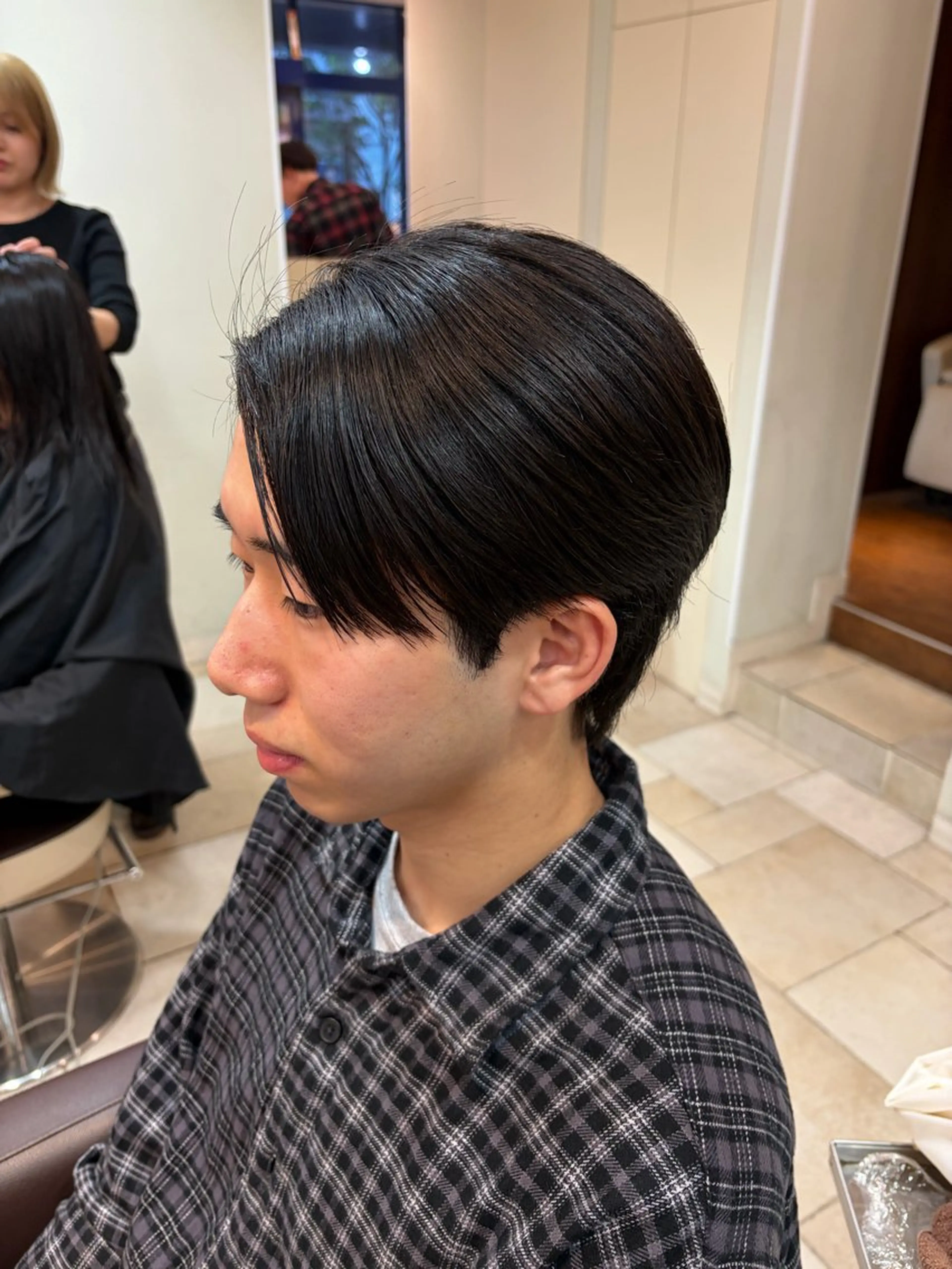 パーマ メンズ カット 縮毛矯正 メンズ毛流れ 縮毛特化/土屋丈のヘアスタイル