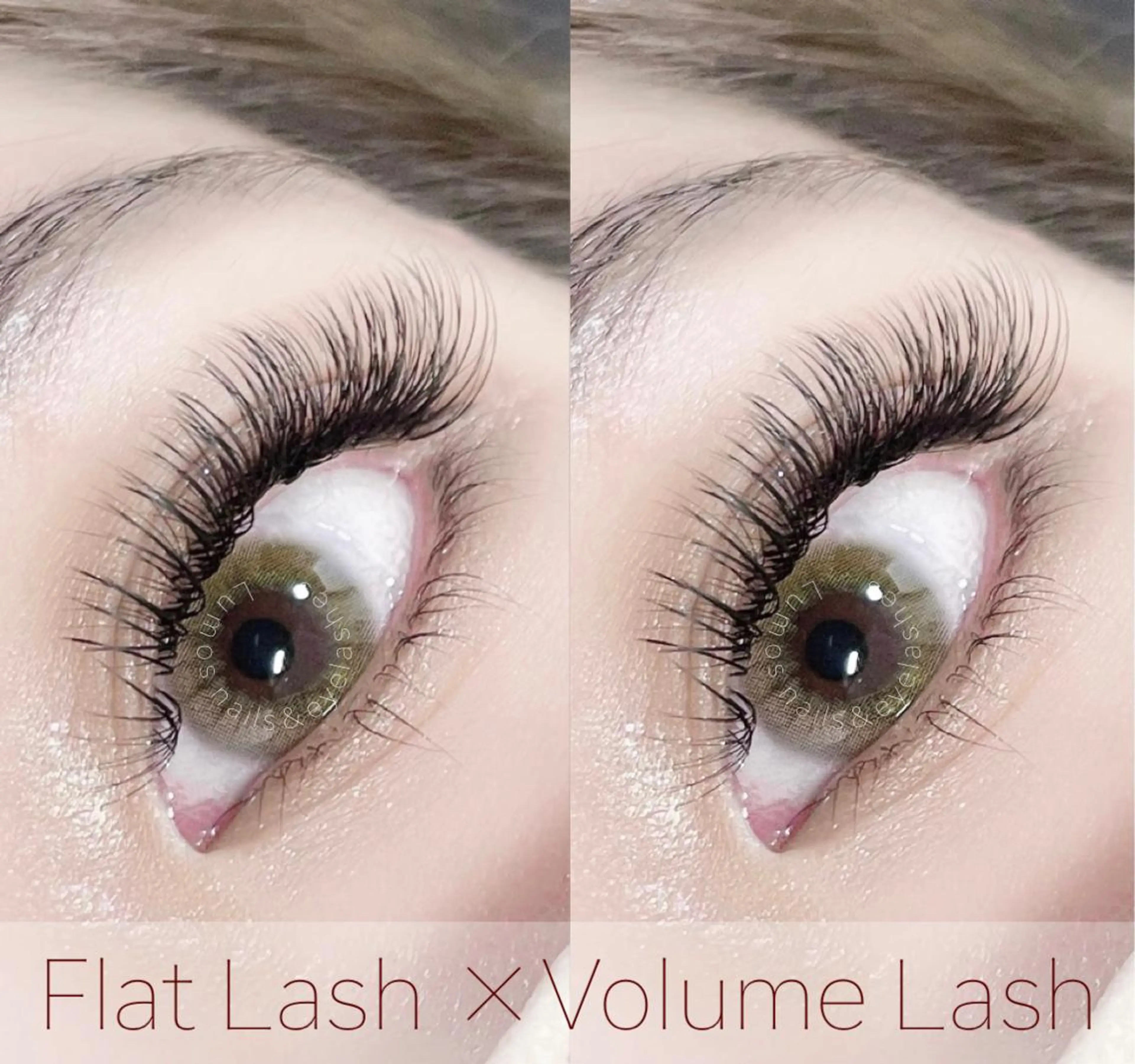 マツエク・マツパ フラットラッシュ ボリュームラッシュ Lumos Ayakaのマツエク・マツパデザイン