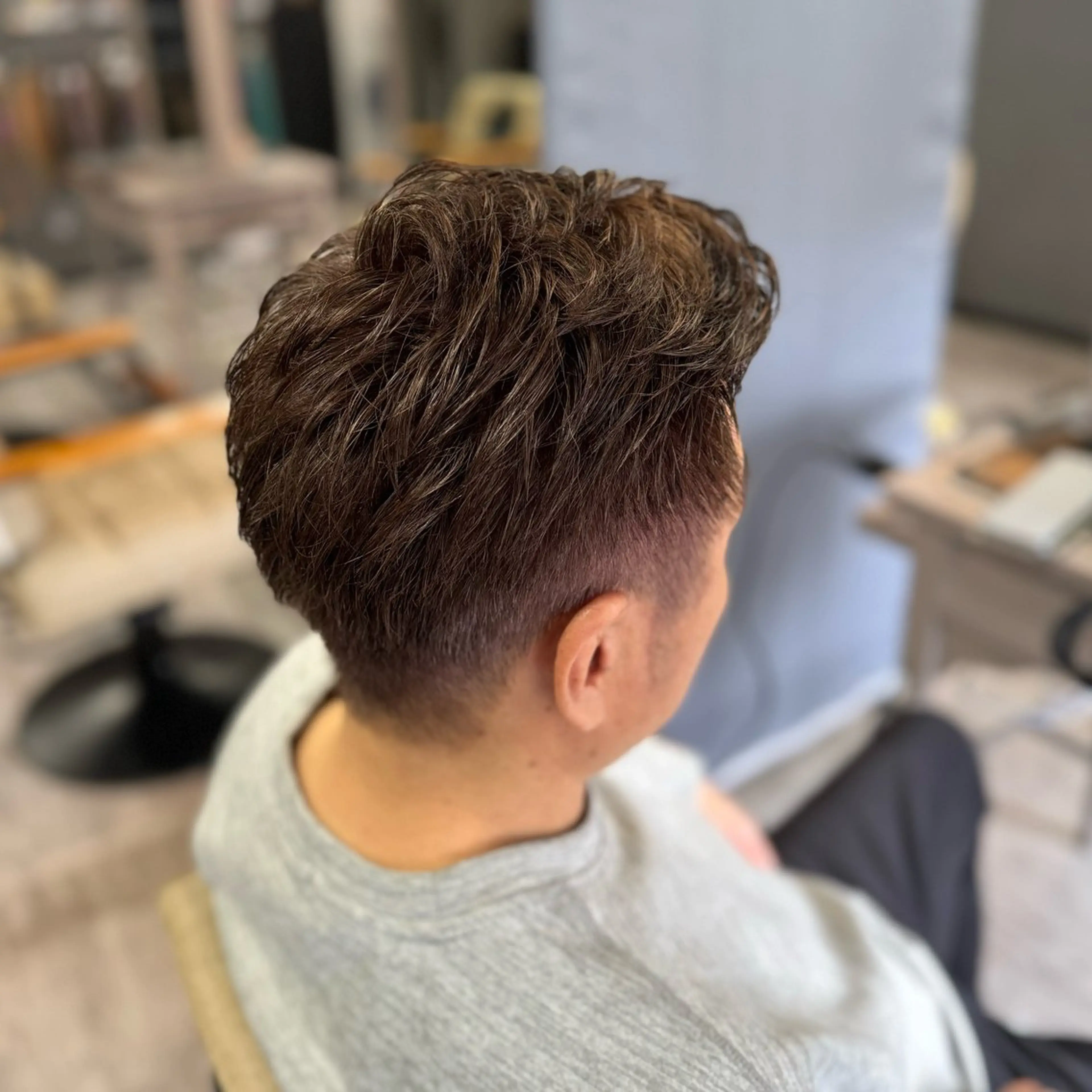 ショート カラー メンズ 吉田 聡一のヘアスタイル