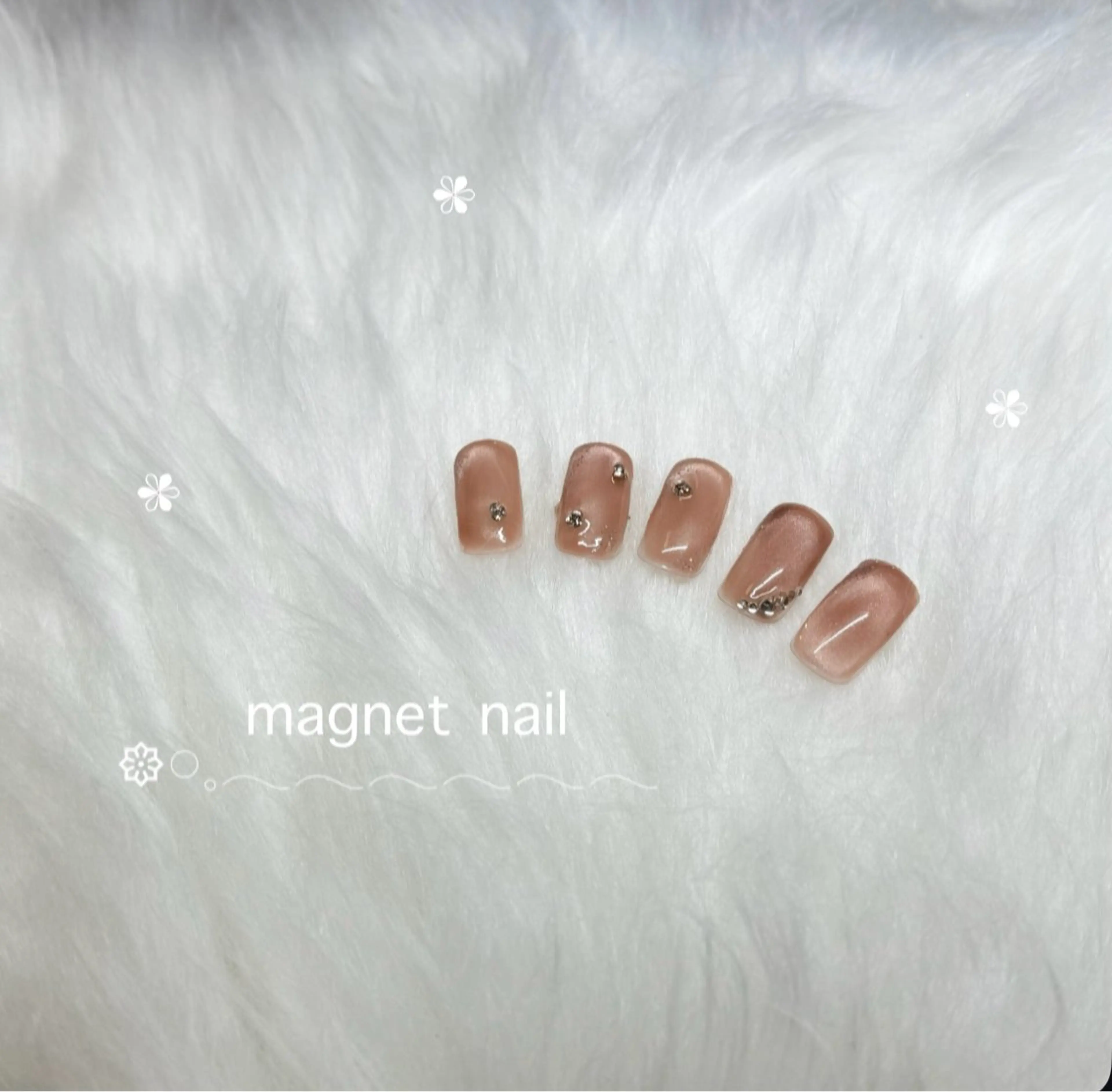 ネイル マグネットネイル Vante Momo   梅田のネイルデザイン